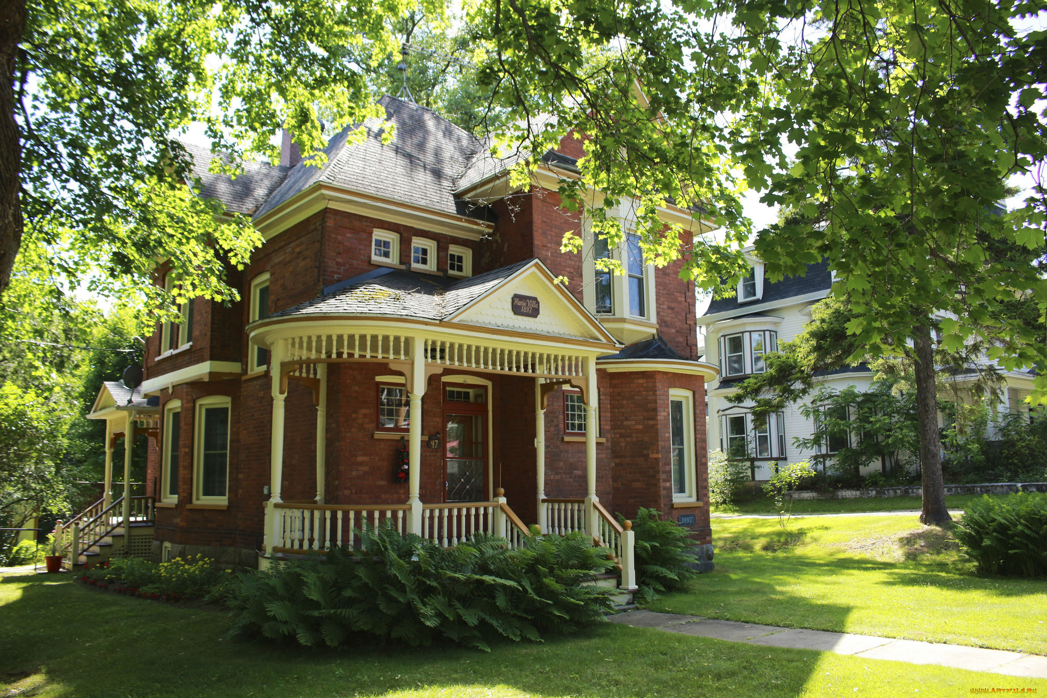 города, -, здания, , дома, загородный, дом