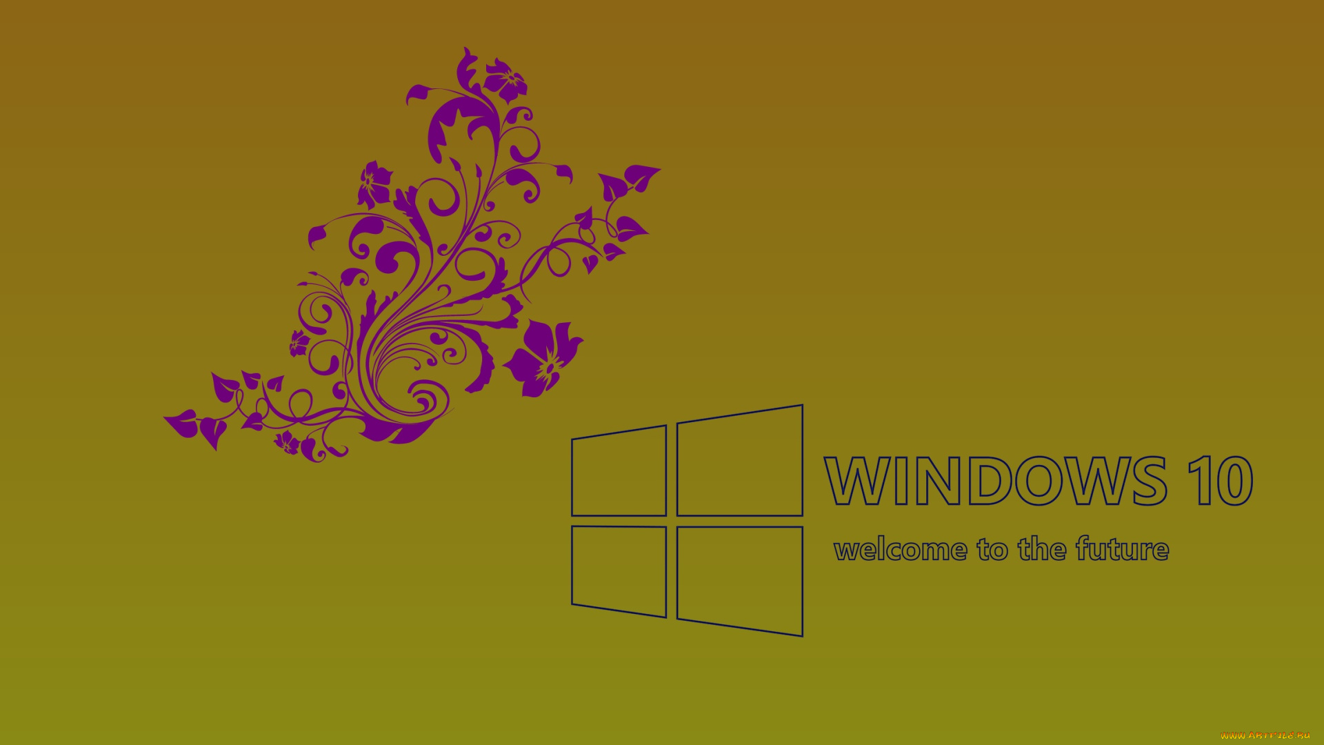 компьютеры, windows, , 10, логотип, фон