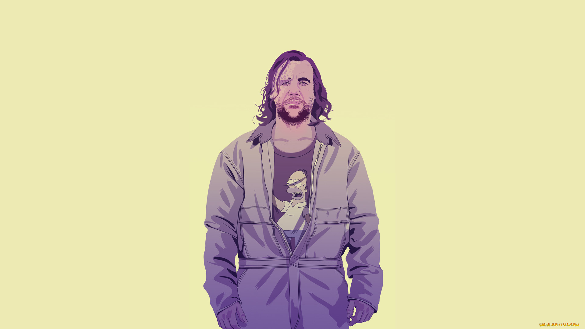 рисованное, люди, the, hound, пёс