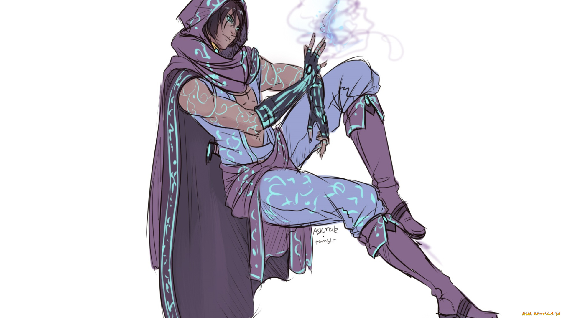 видео, игры, league, of, legends, парень, malzahar