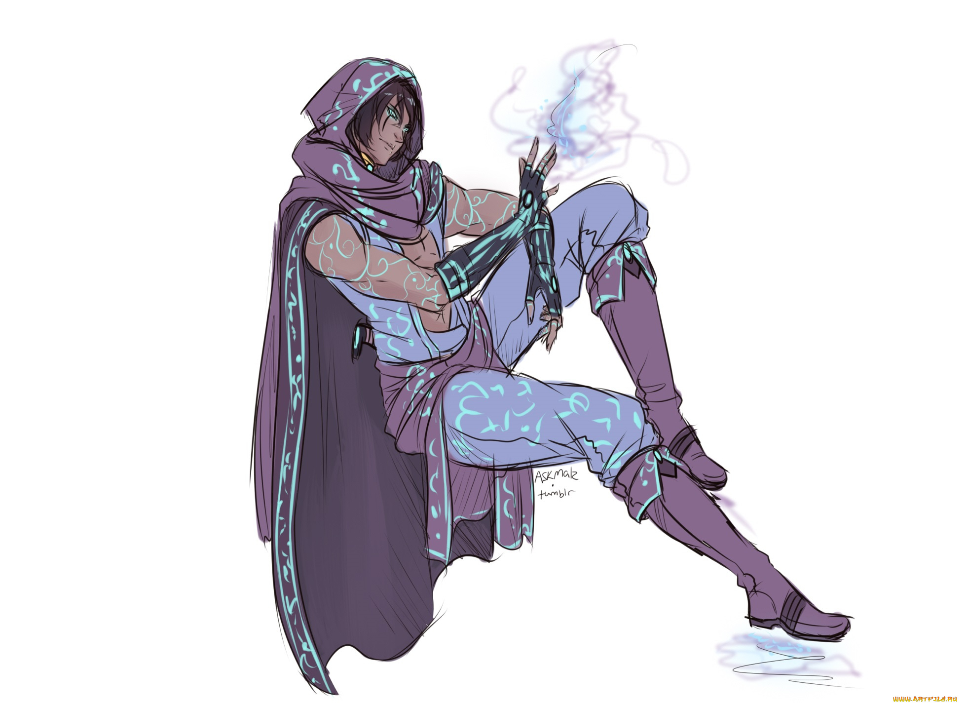 видео, игры, league, of, legends, парень, malzahar