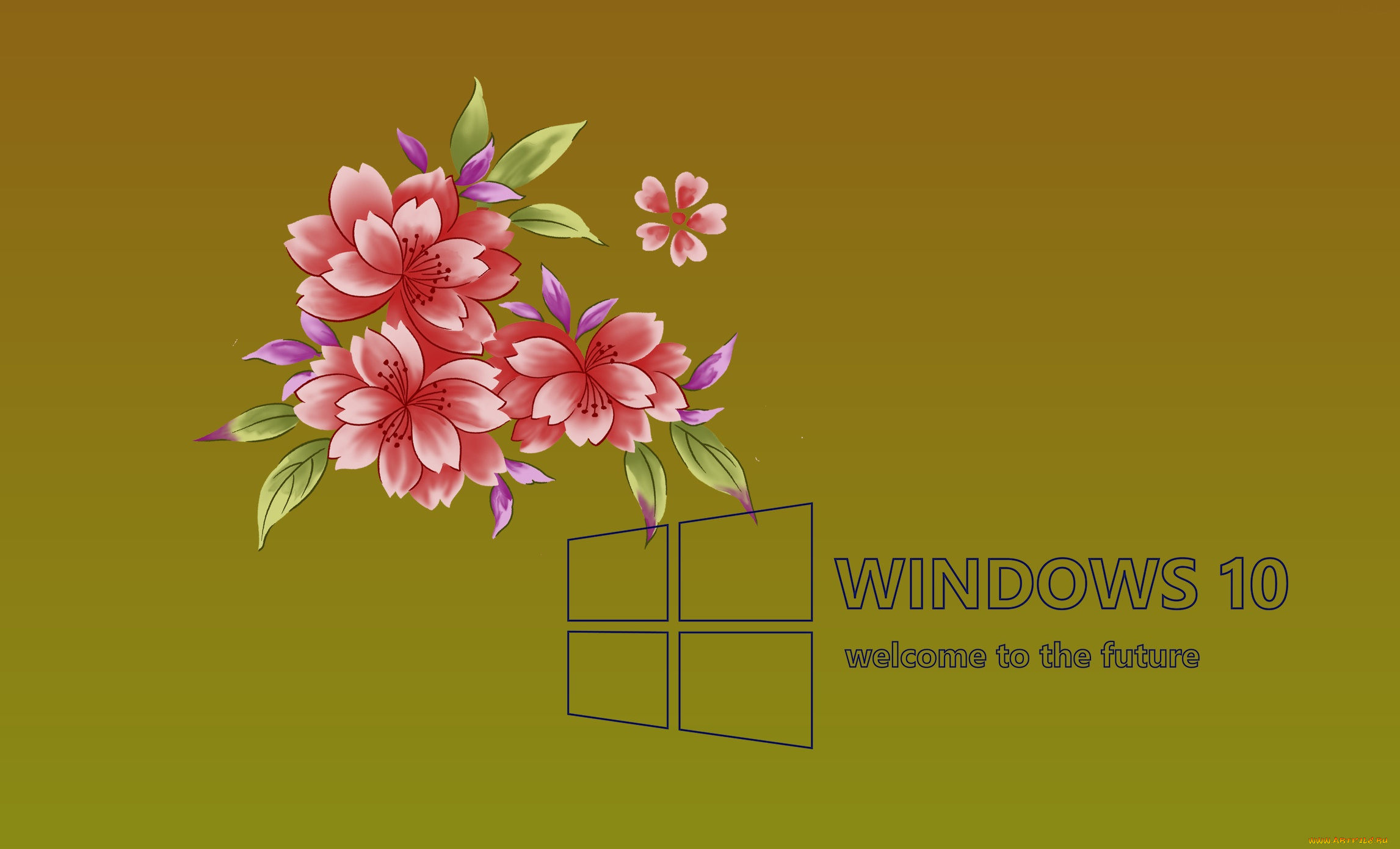 компьютеры, windows, , 10, логотип, фон