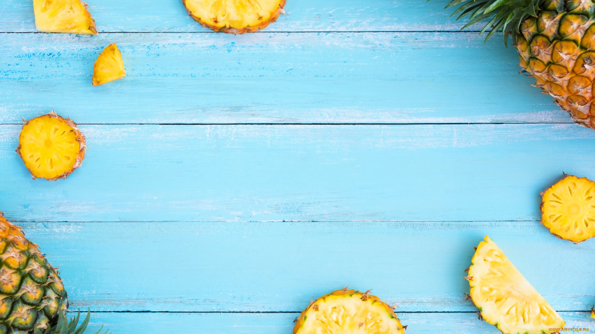 еда, ананас, wood, slice, fresh, fruit, ломтики, фрукты, pineapple