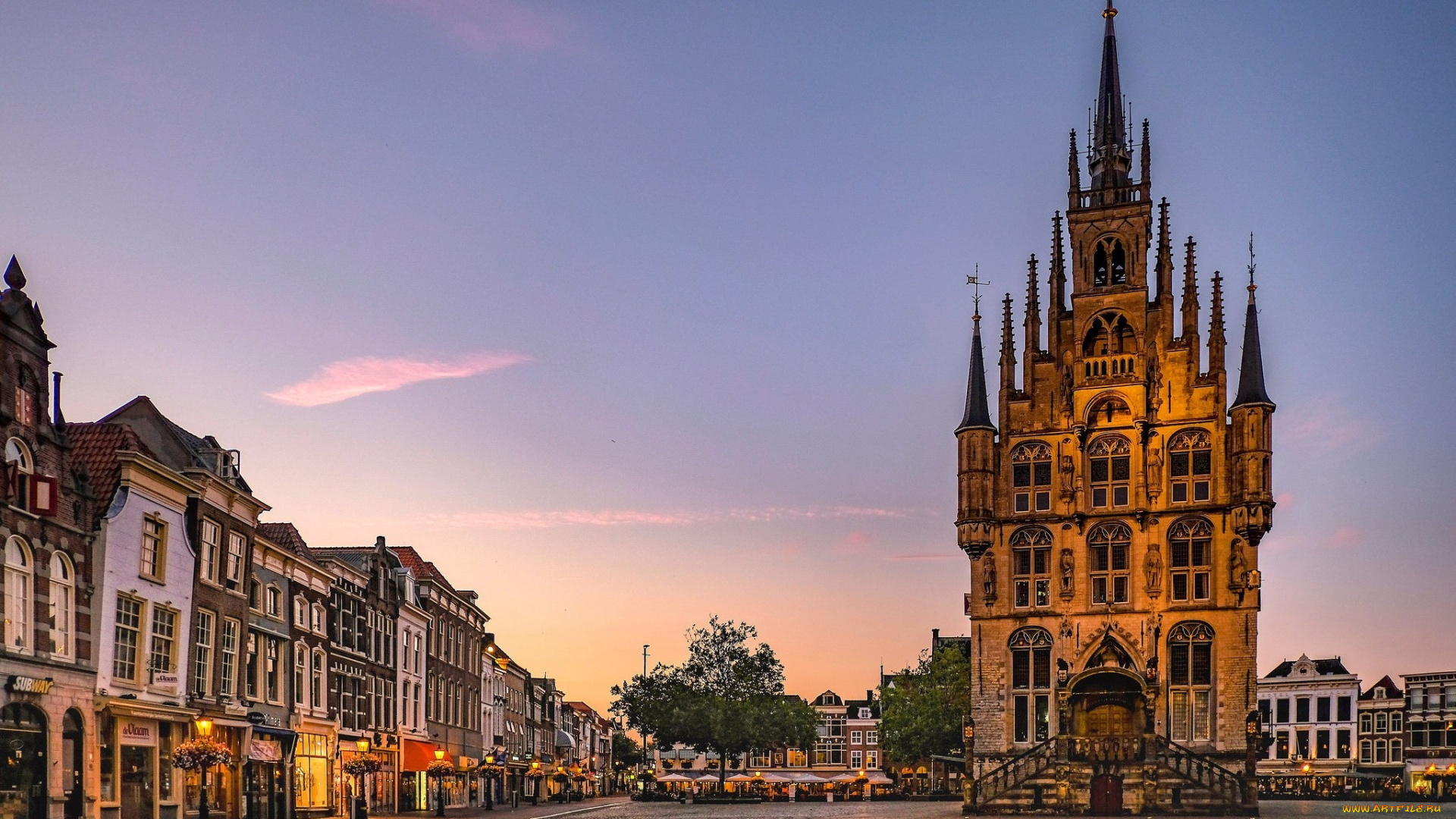 gouda, , netherlands, города, -, улицы, , площади, , набережные, netherlands