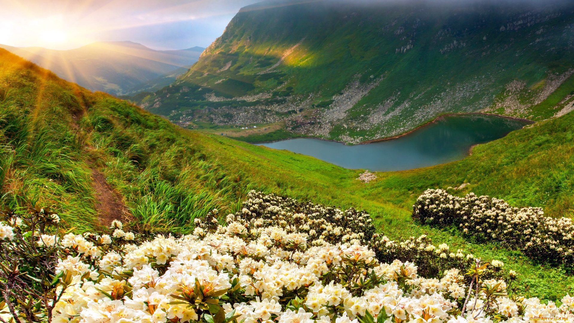 природа, реки, озера, озеро, горы