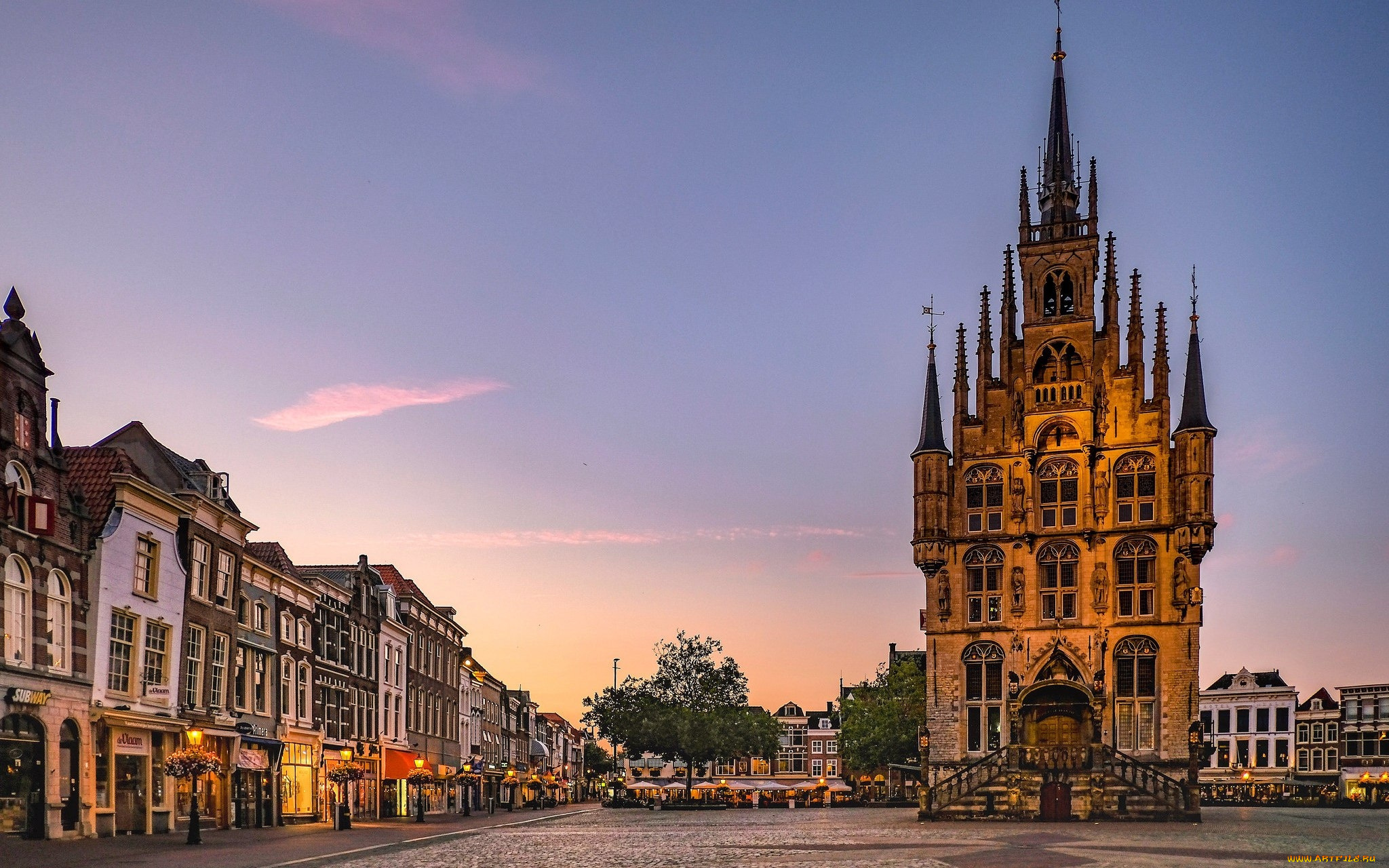 gouda, , netherlands, города, -, улицы, , площади, , набережные, netherlands