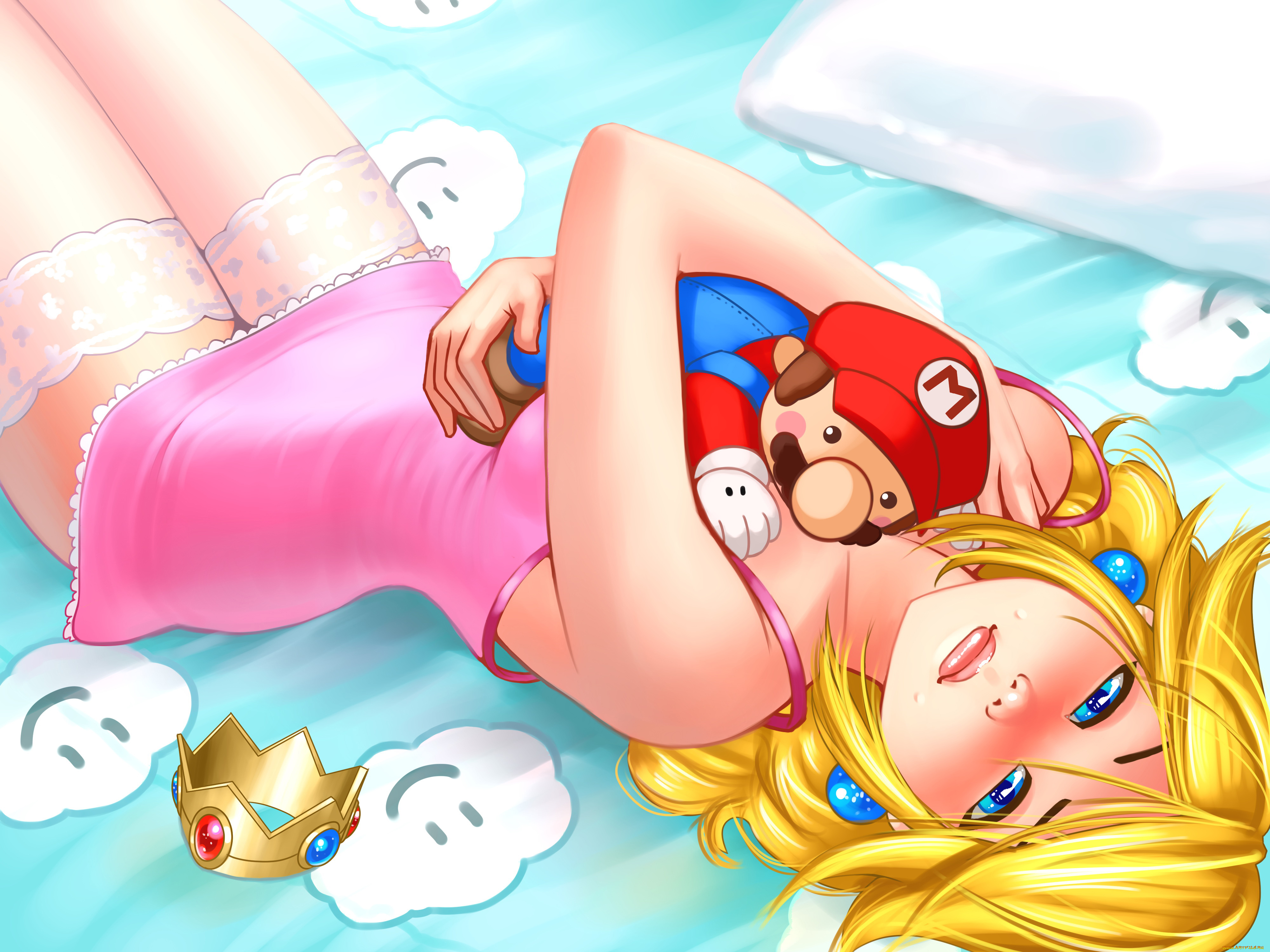 разное, арты, девушка, игрушка, взгляд, фон