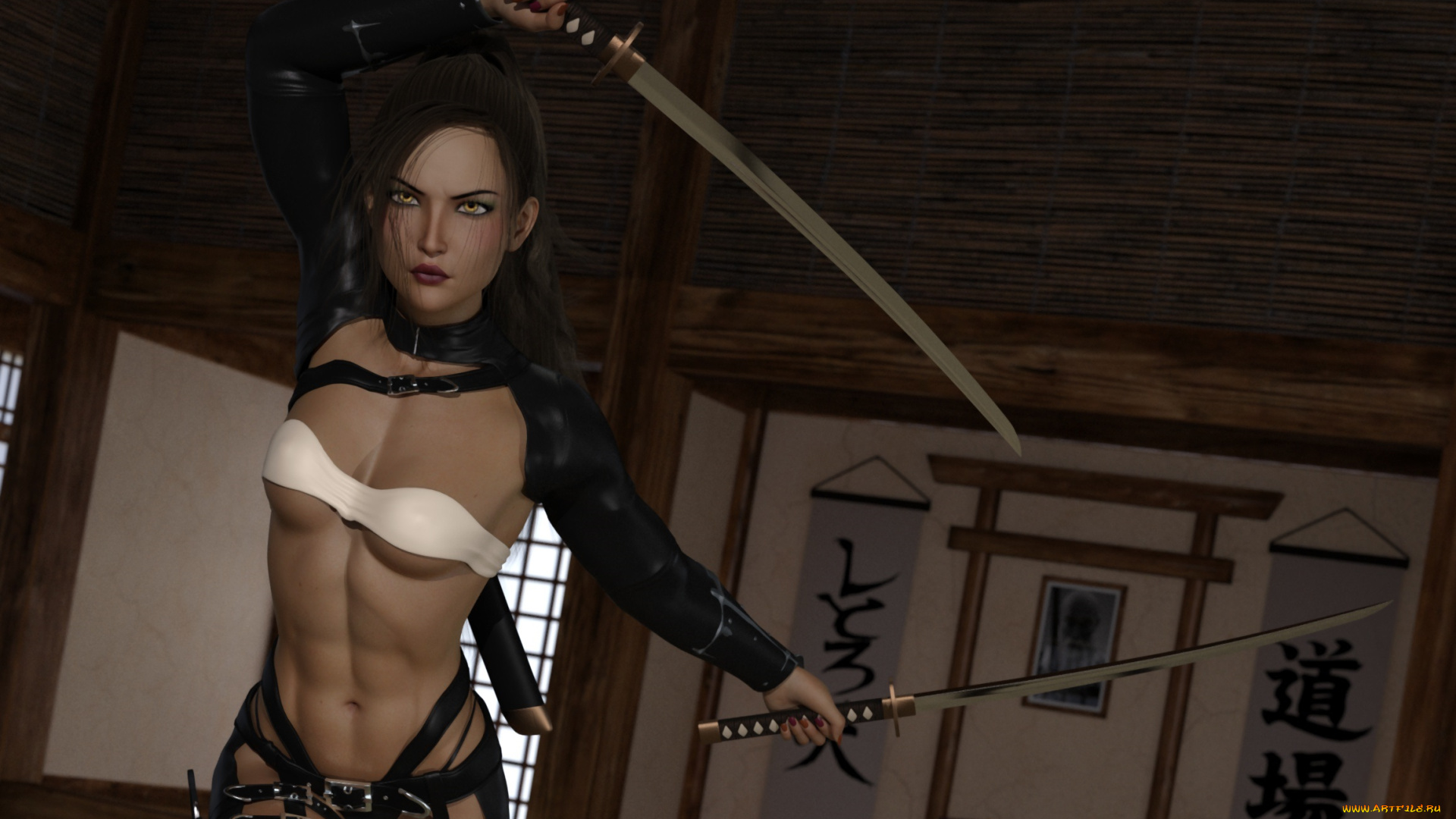 3д, графика, фантазия, , fantasy, фон, взгляд, девушка