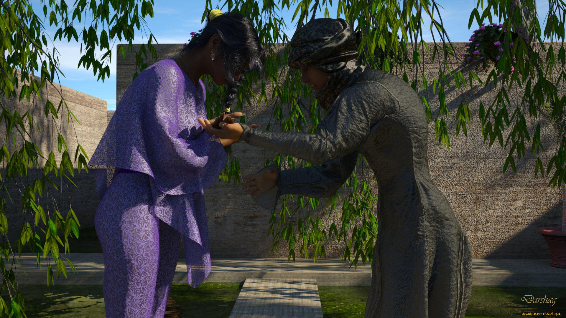 3д, графика, люди, , people, фон, взгляд, девушка