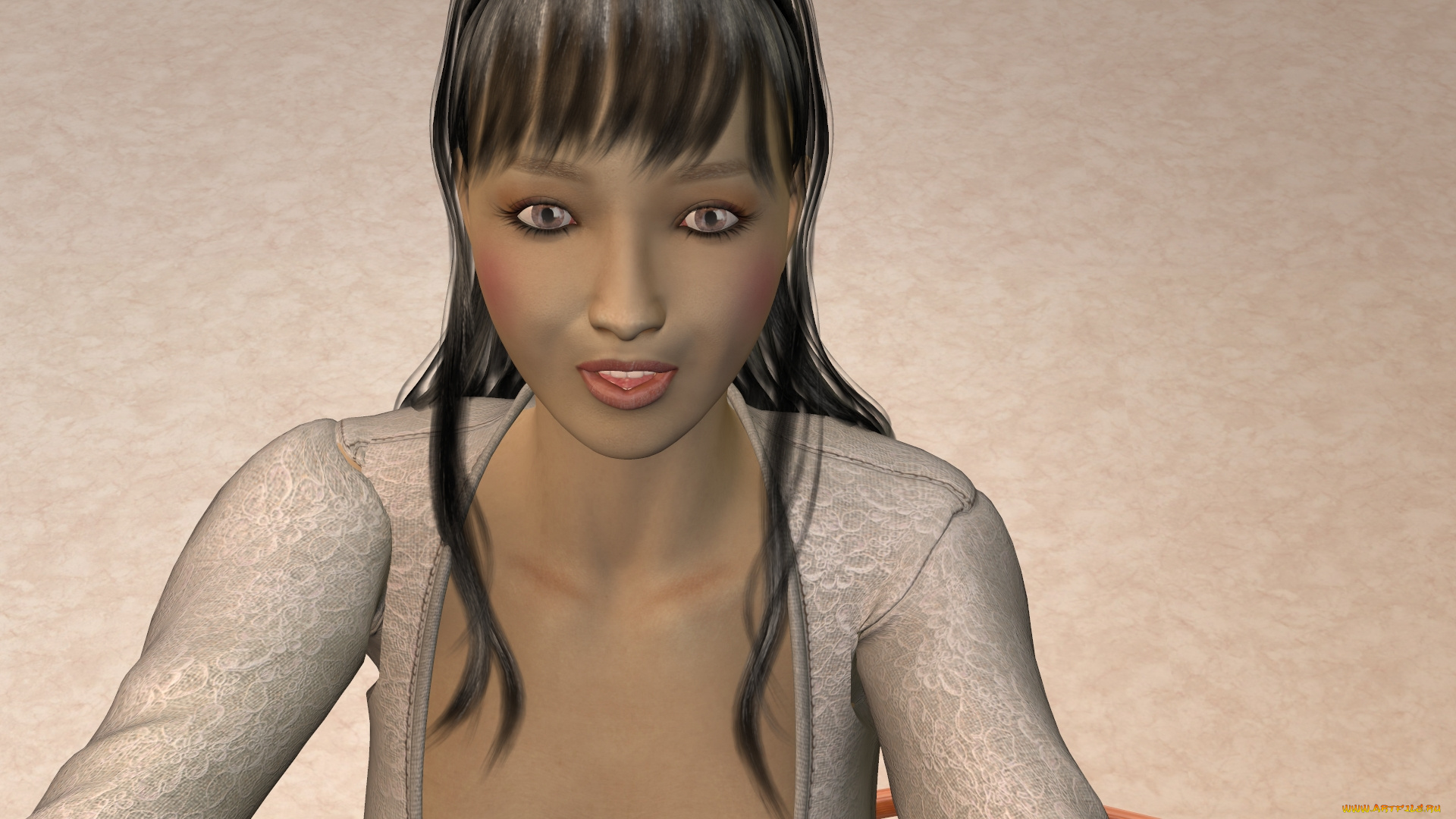 3д, графика, люди, , people, взгляд, девушка, фон