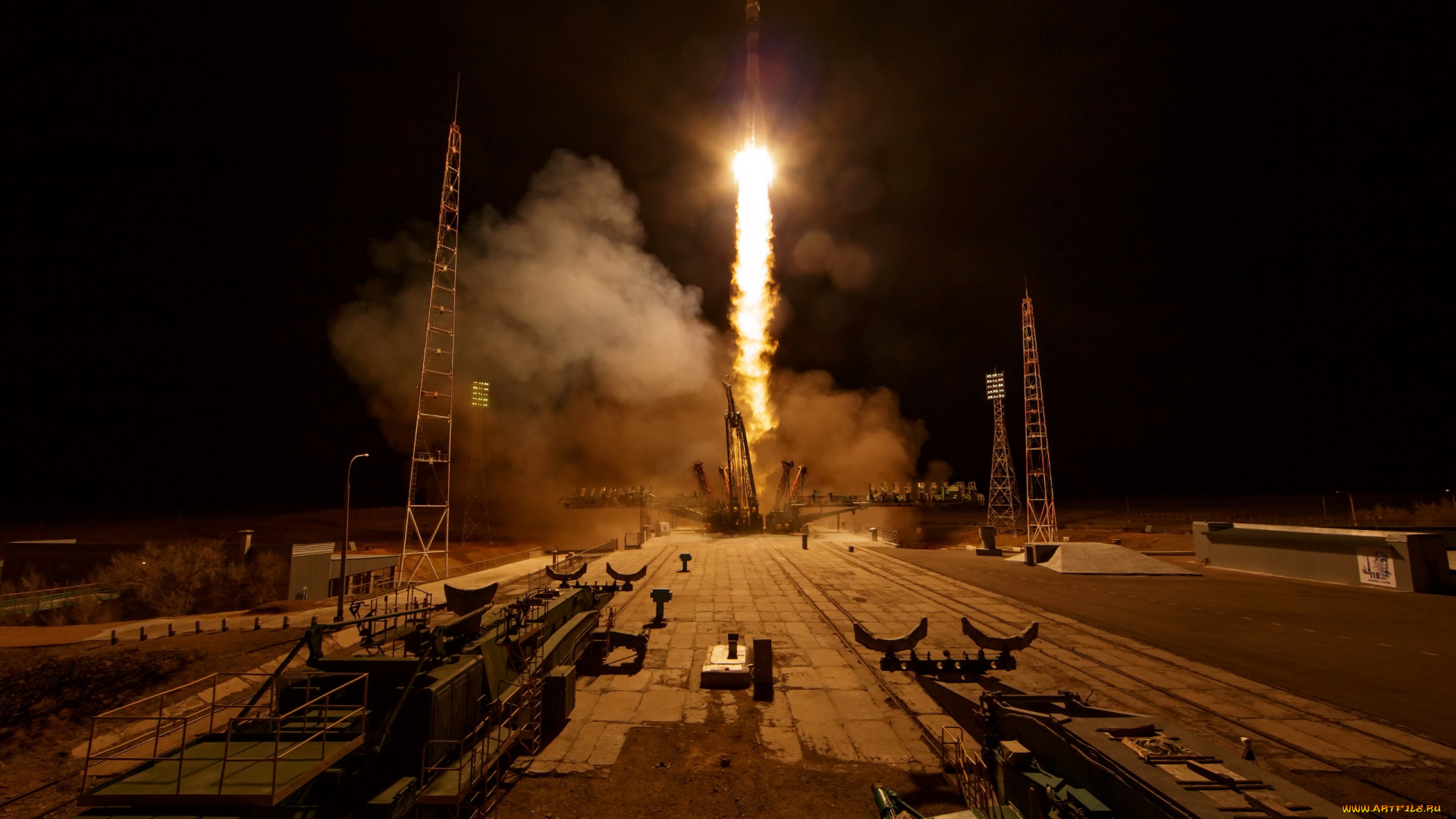 космос, космодромы, стартовые, площадки, старт