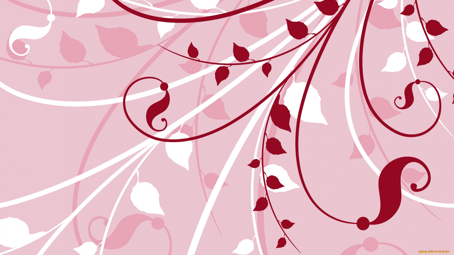 векторная, графика, природа, , nature, листья, ветка