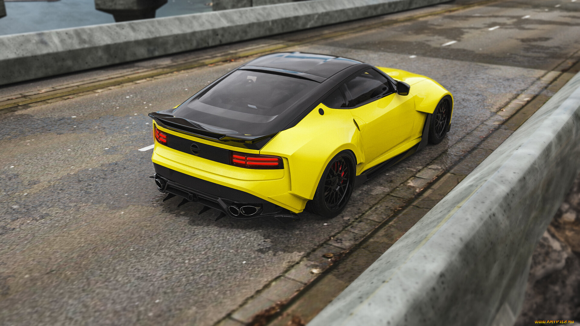 автомобили, виртуальный, тюнинг, nissan, datsun, fair, lady, 400z