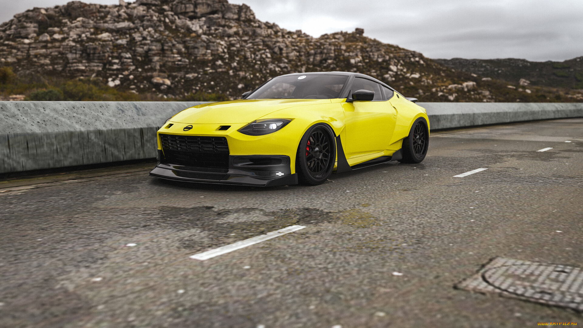 автомобили, виртуальный, тюнинг, nissan, datsun, fair, lady, 400z