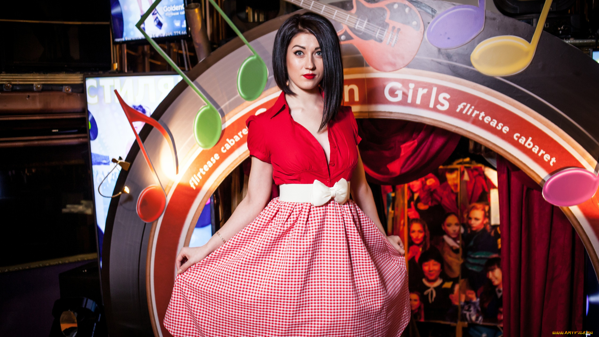 девушки, -, брюнетки, , шатенки, golden, girls, ночной, клуб, модель