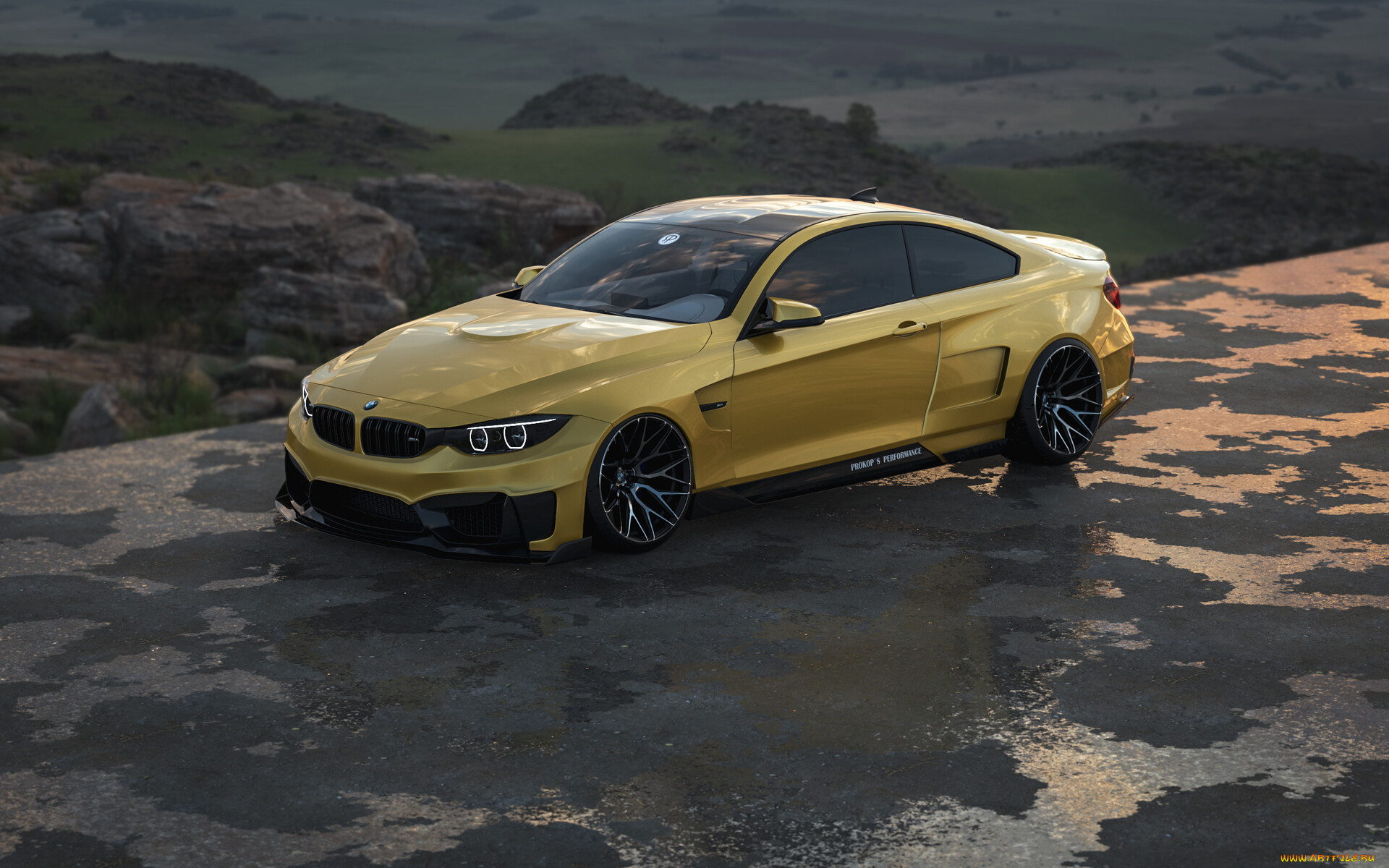 автомобили, виртуальный, тюнинг, bmw, m4, performance, germany, monster