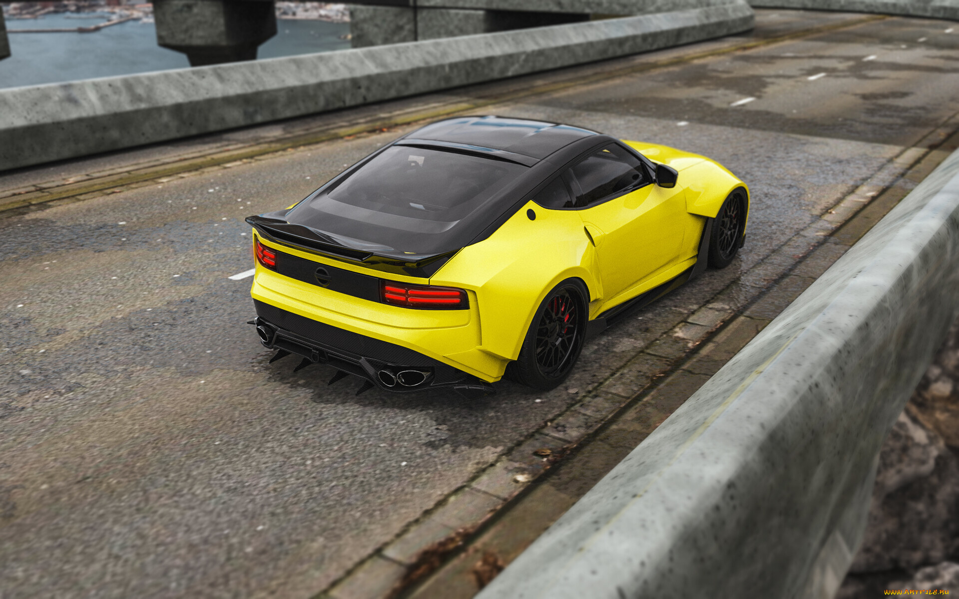 автомобили, виртуальный, тюнинг, nissan, datsun, fair, lady, 400z