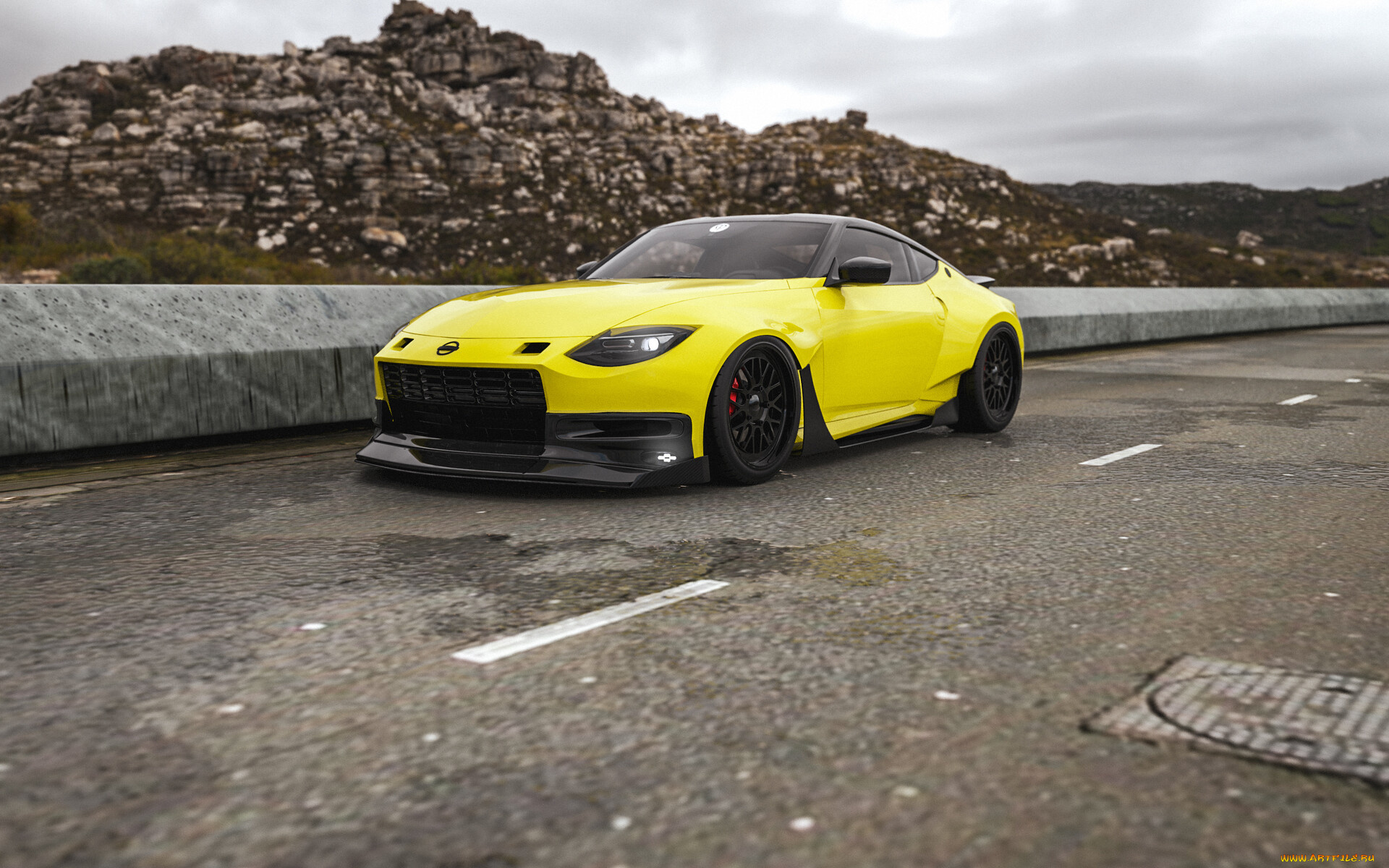 автомобили, виртуальный, тюнинг, nissan, datsun, fair, lady, 400z