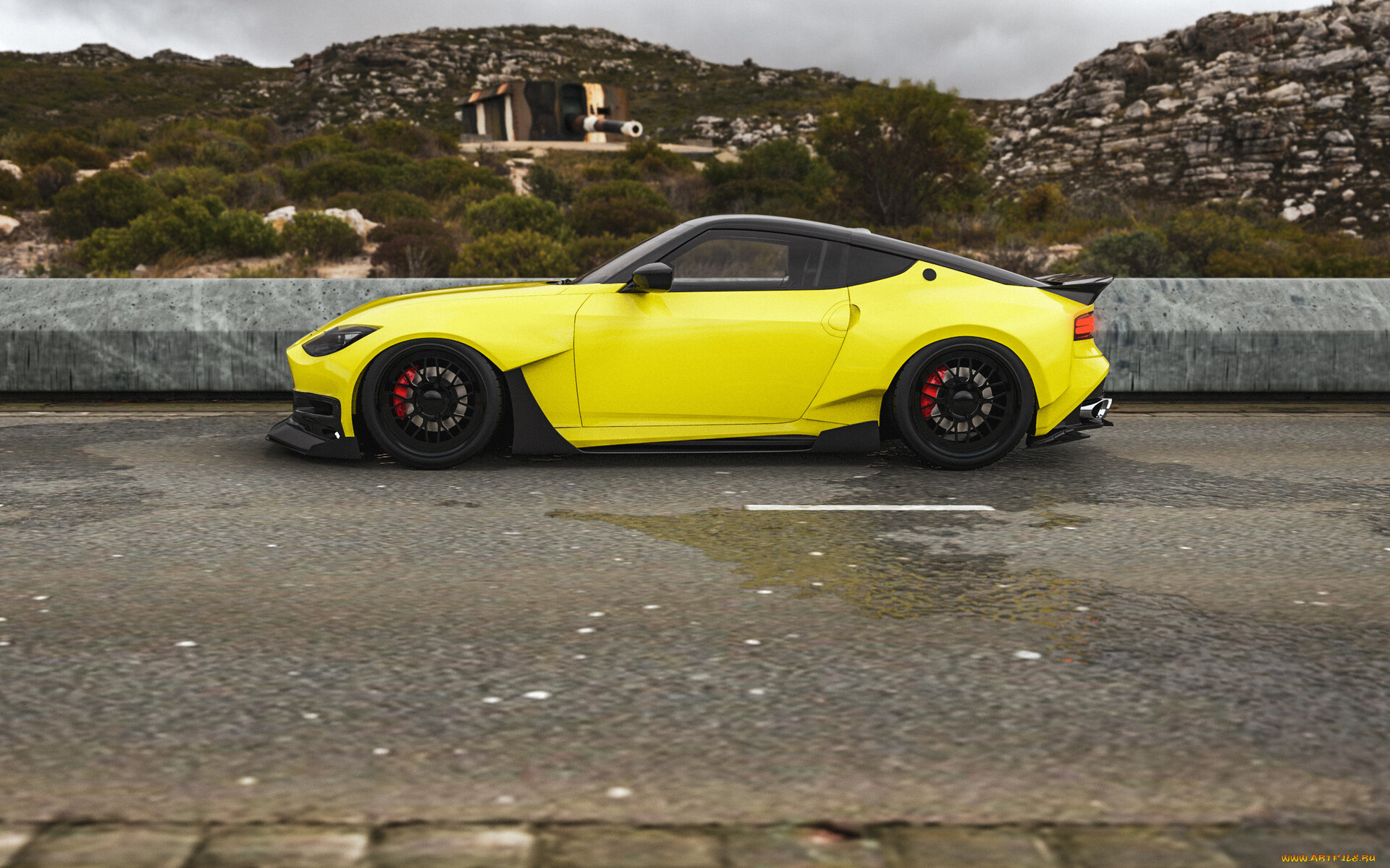 автомобили, виртуальный, тюнинг, nissan, datsun, fair, lady, 400z