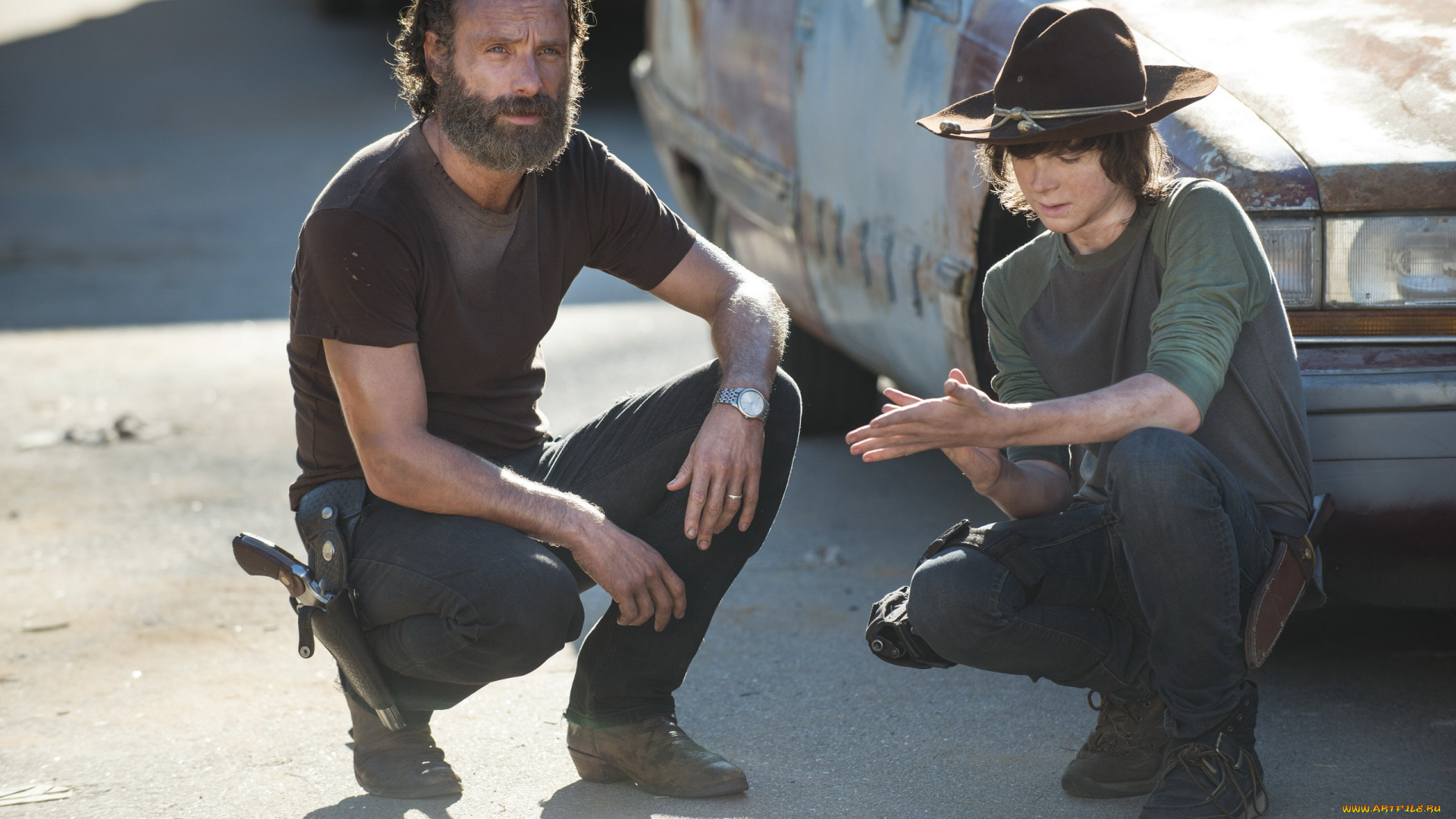 кино, фильмы, the, walking, dead, andrew, lincoln, rick, chandler, riggs, carl