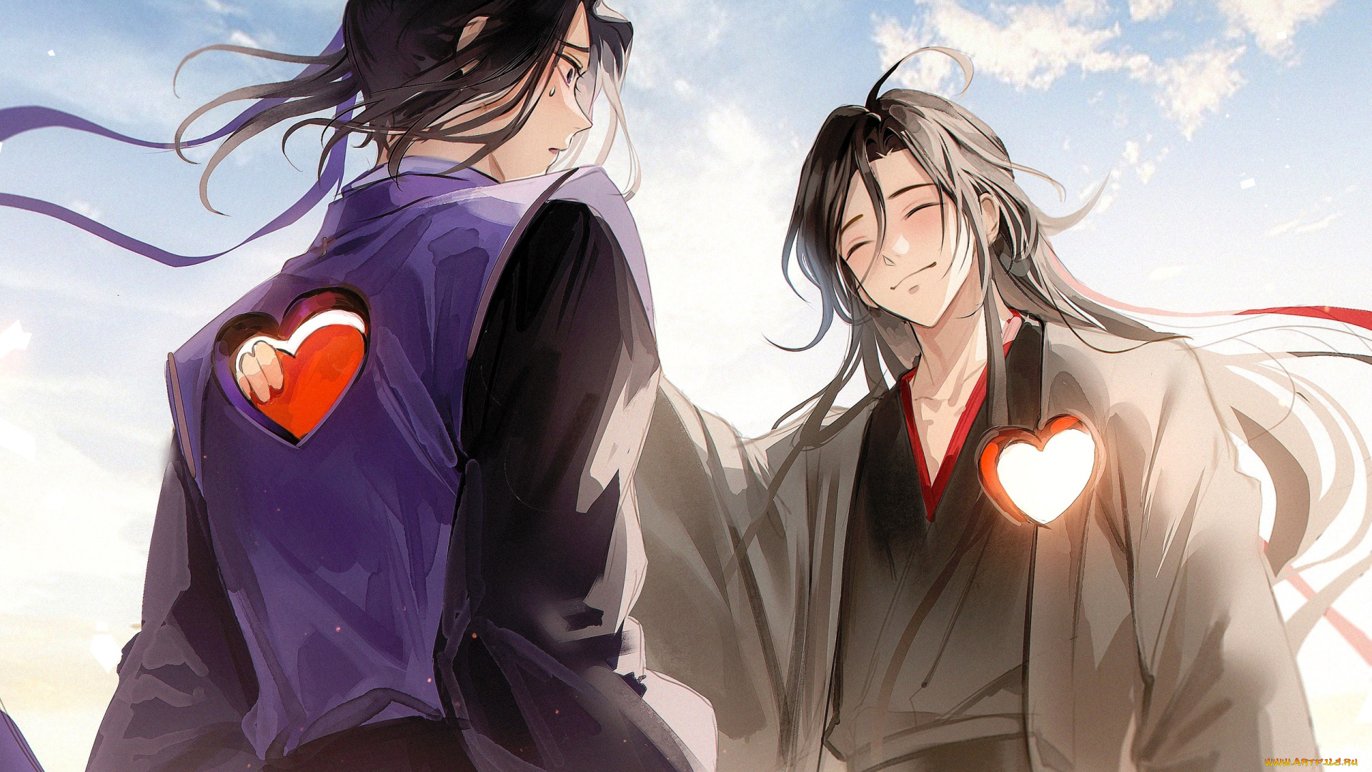 аниме, mo, dao, zu, shi, цзян, чэн, вэй, усянь, сердце