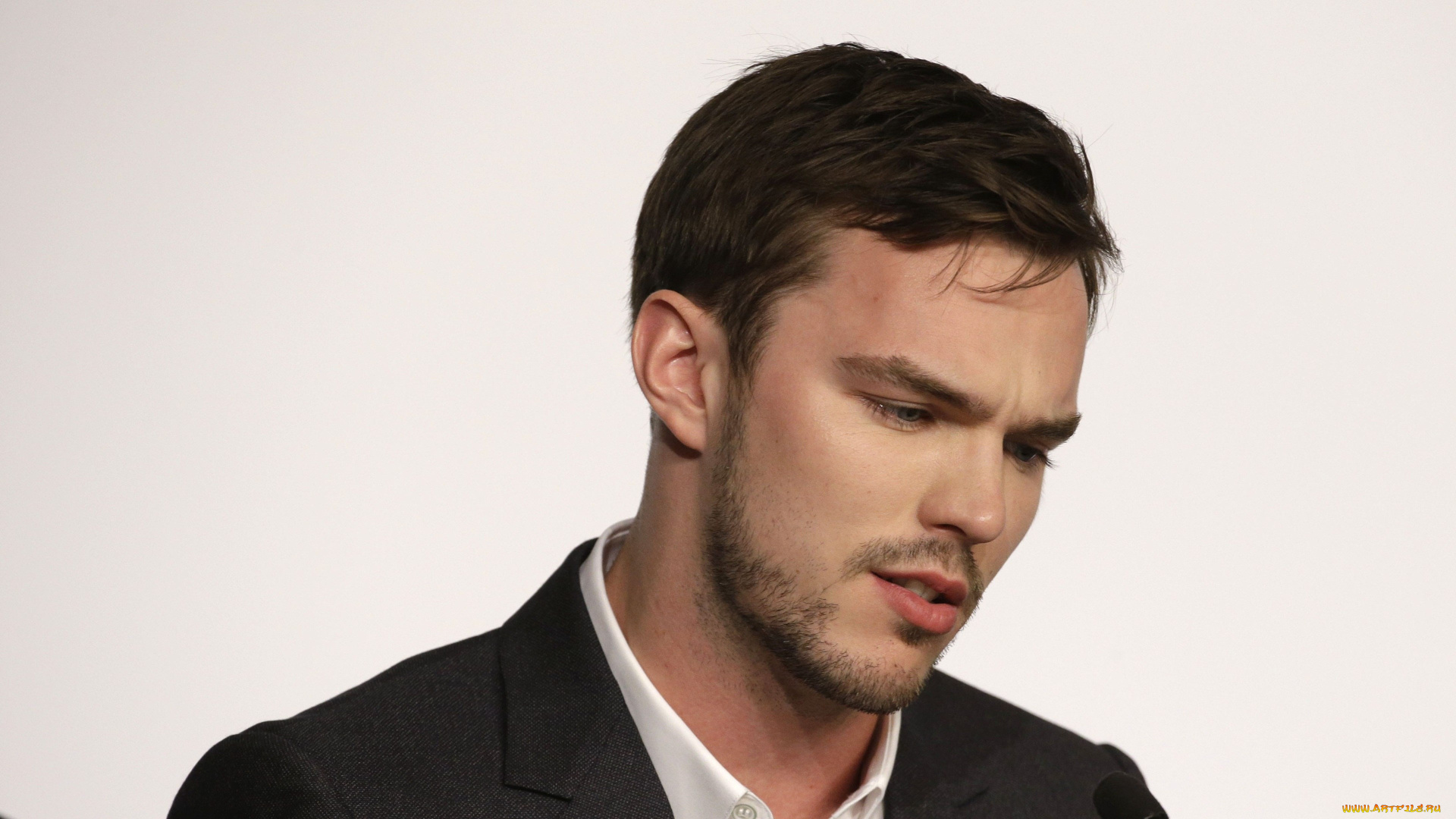 мужчины, nicholas, hoult, усы, бородка