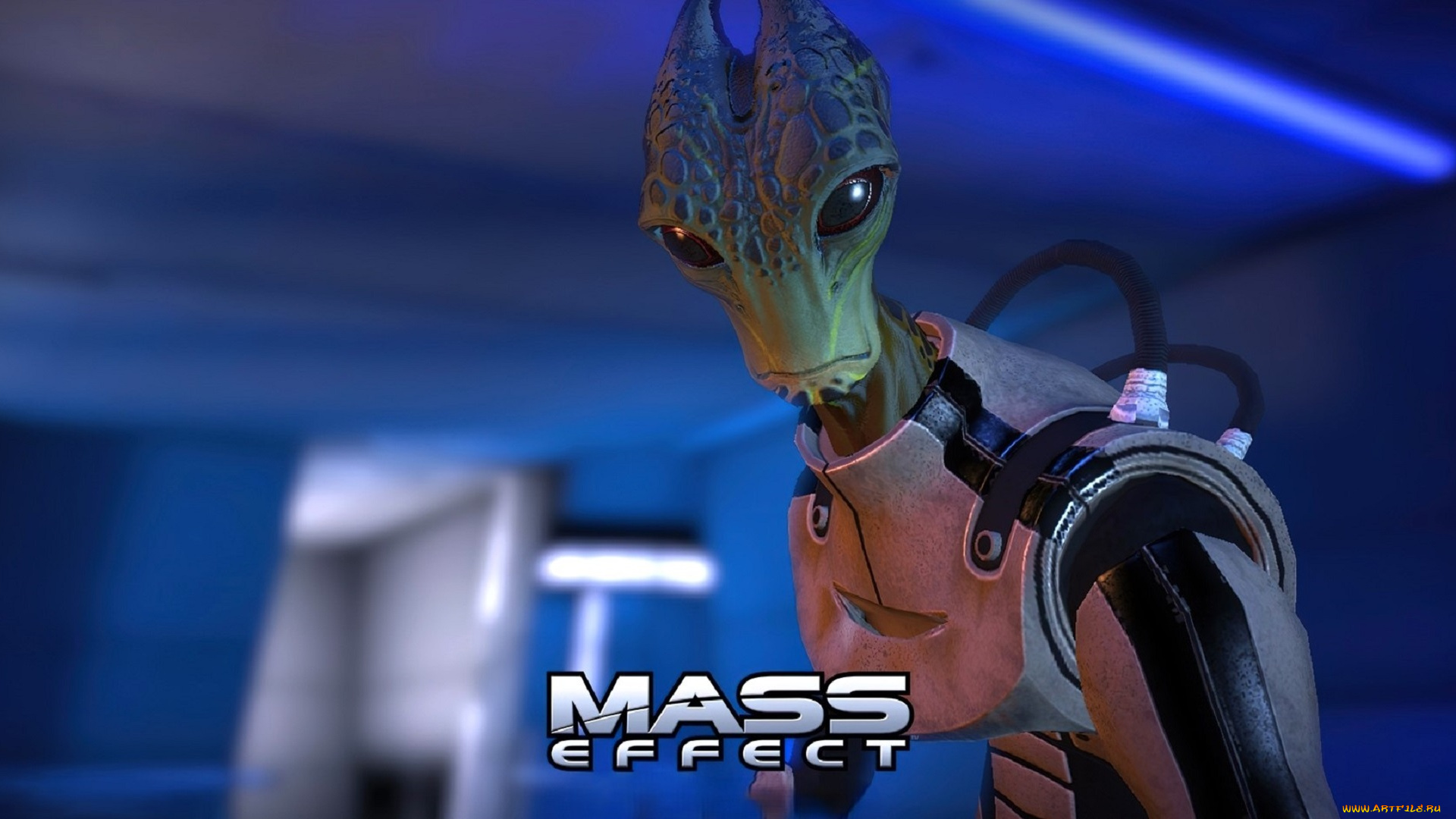 видео, игры, mass, effect, существо, взгляд