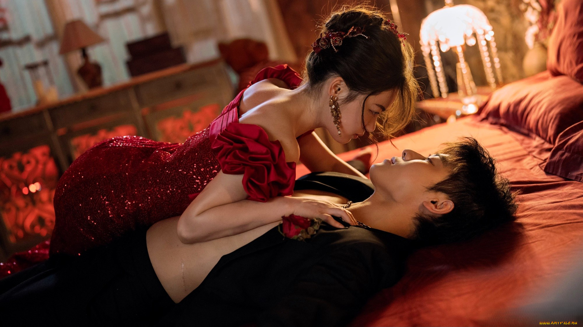 a, rainkissed, fate, кино, фильмы, -unknown, , другое, парень, девушка, пара, постель