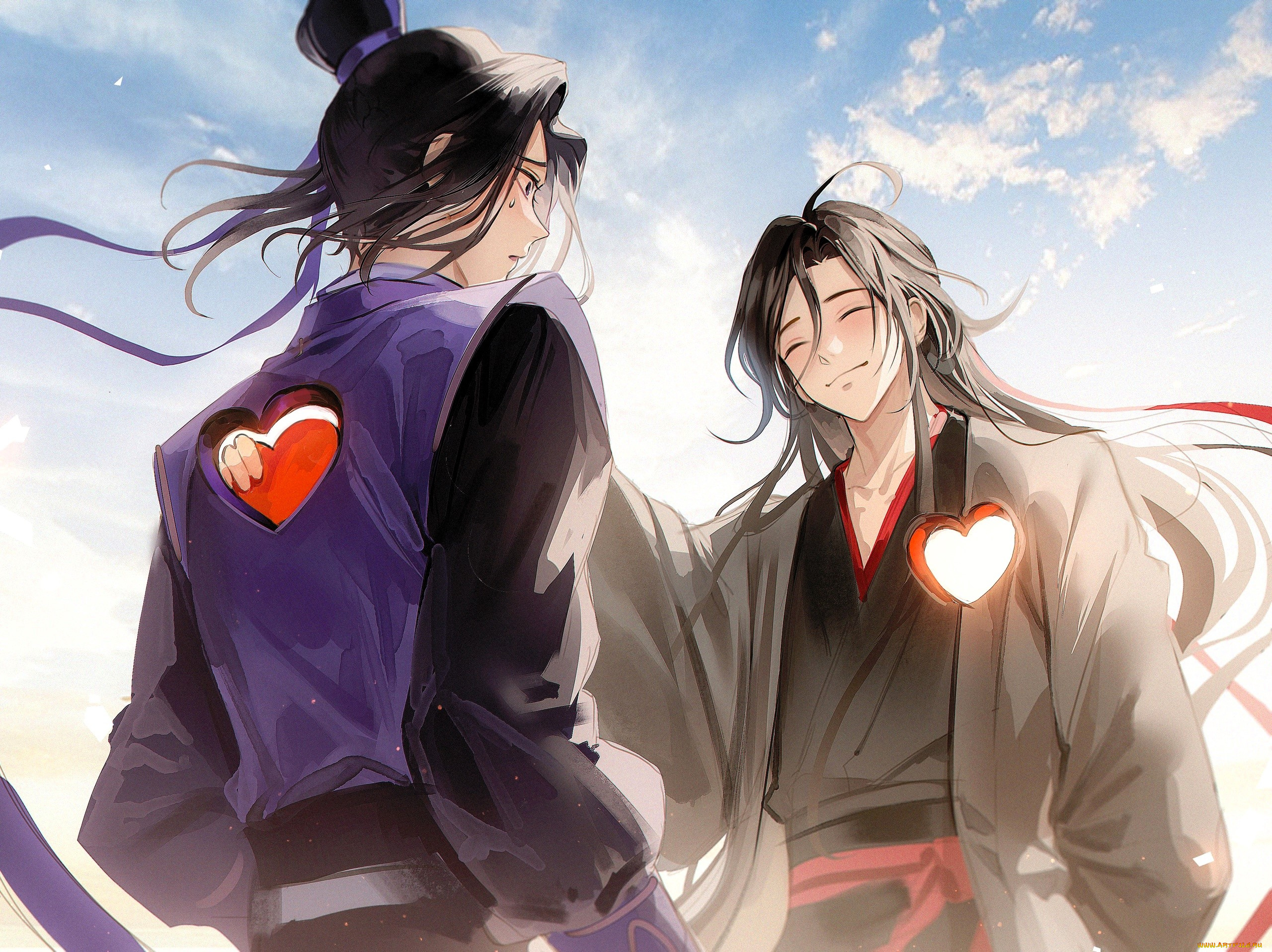 аниме, mo, dao, zu, shi, цзян, чэн, вэй, усянь, сердце