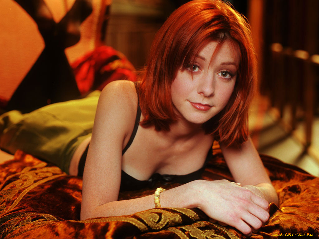 Alyson, Hannigan, элисон, ханиган, девушки