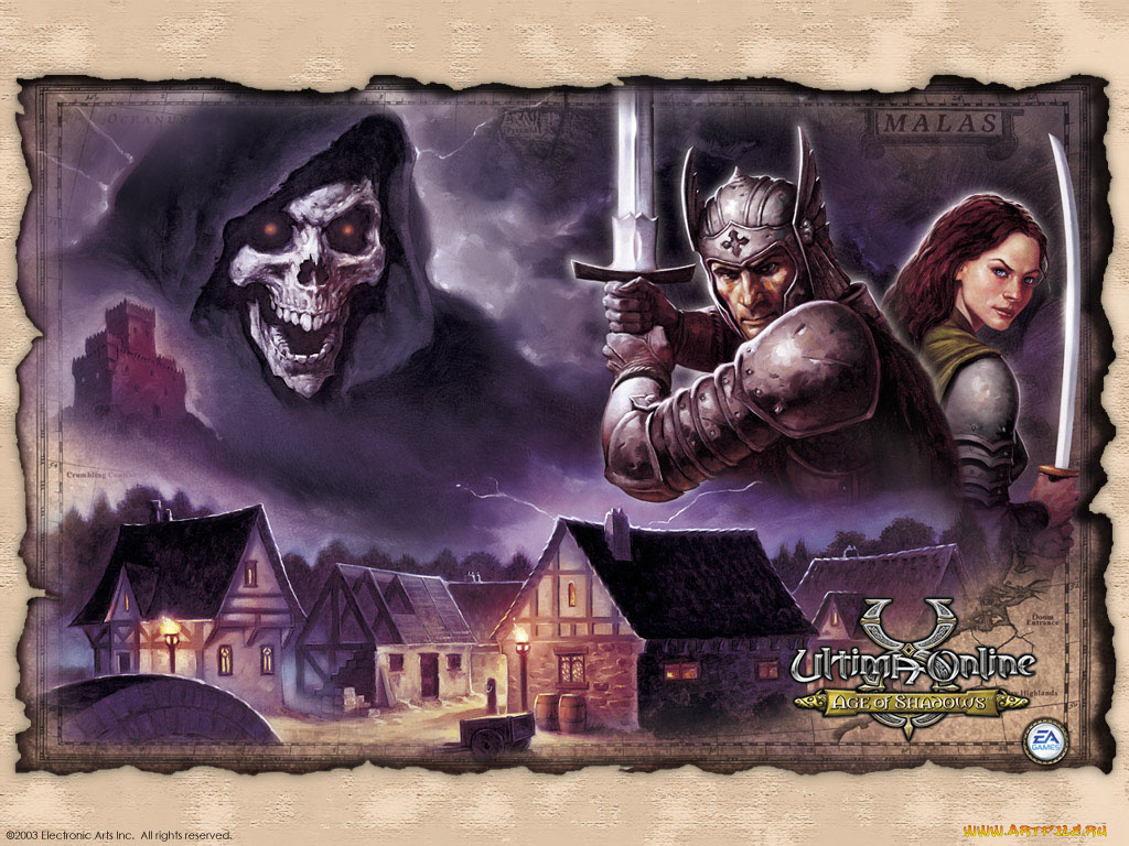 ultima, online, age, of, shadows, видео, игры