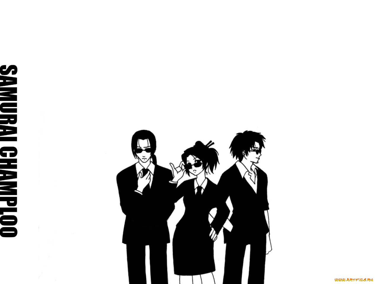 аниме, samurai, champloo