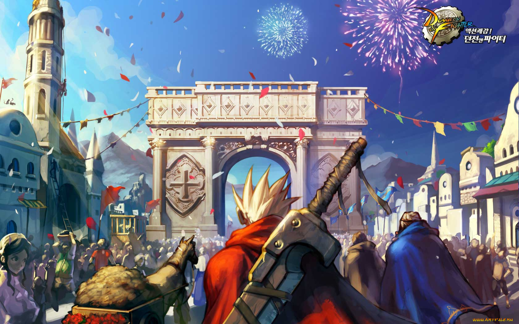 dungeon, fighter, online, видео, игры