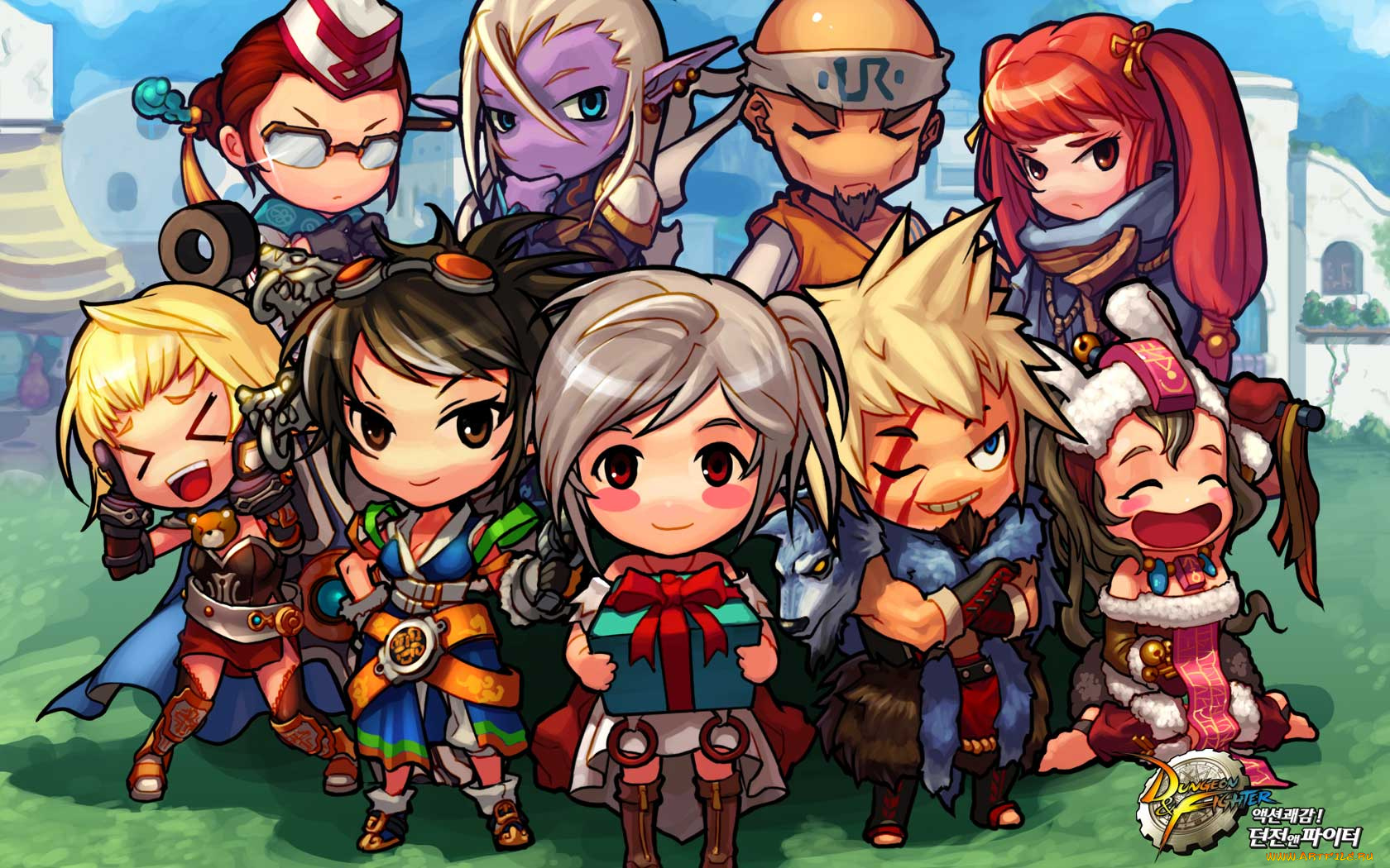 dungeon, fighter, online, видео, игры