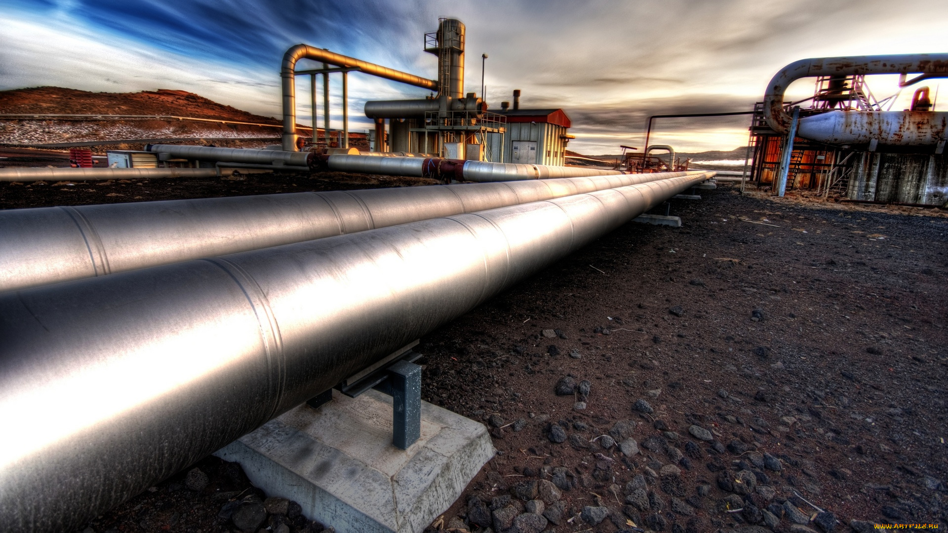 паровой, трубопровод, разное, сооружения, постройки