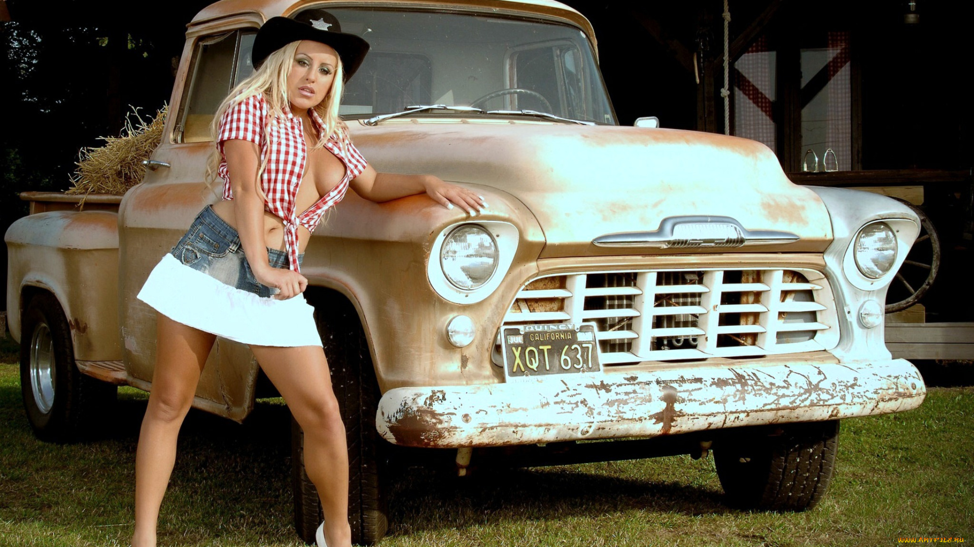 автомобили, авто, девушками