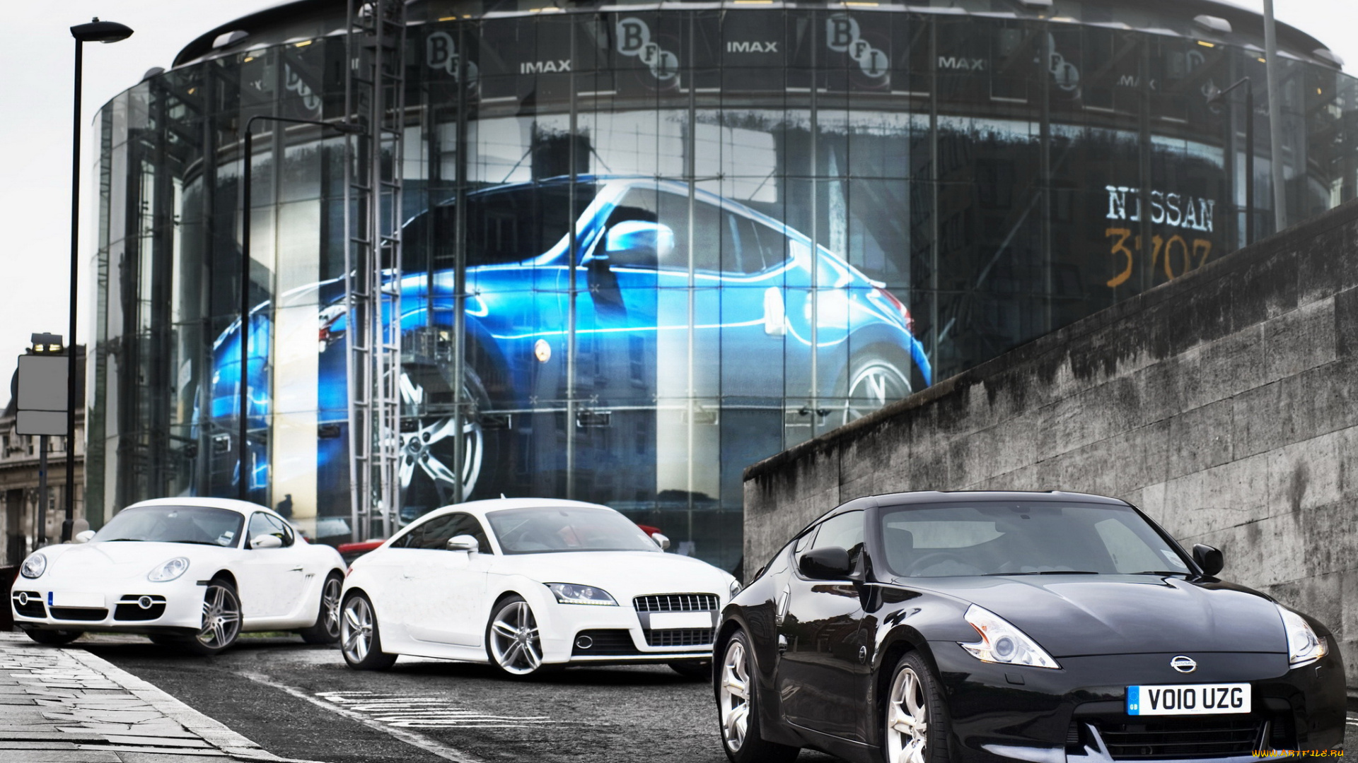 автомобили, разные, вместе