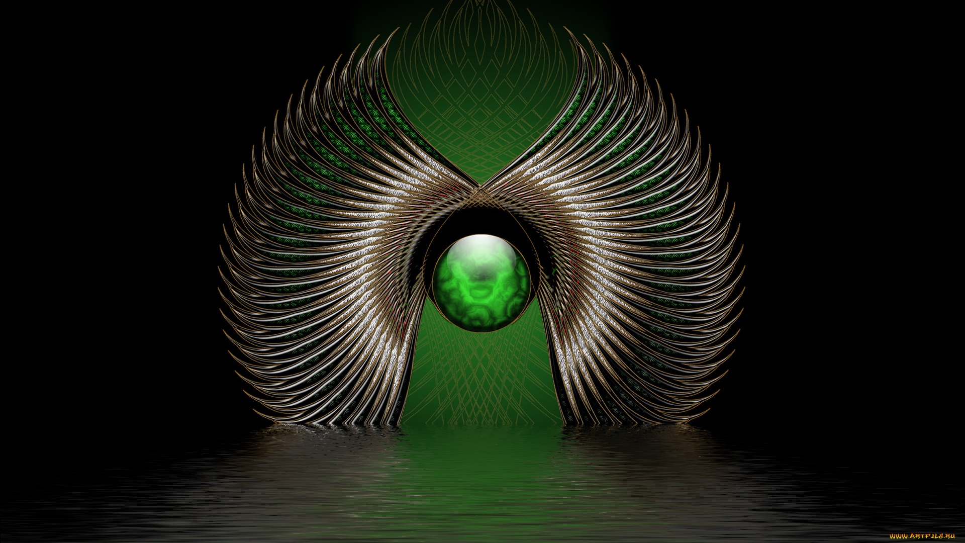 3д, графика, fractal, фракталы, абстракция