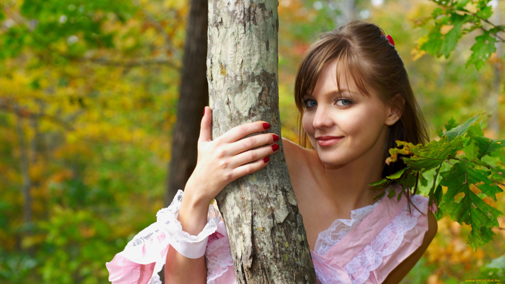 -Unsort, Брюнетки, Шатенки, девушки, unsort, брюнетки, шатенки, дерево