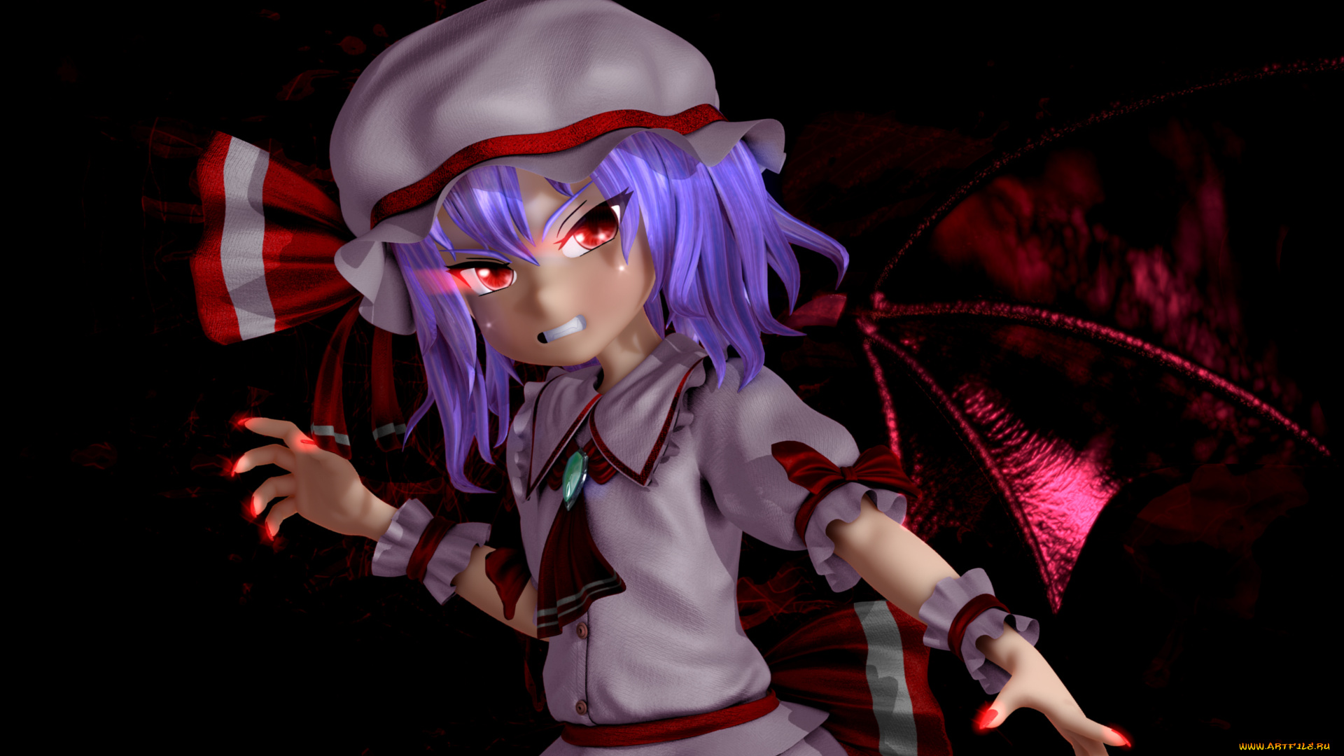 3д, графика, аниме, , anime, взгляд, девушка