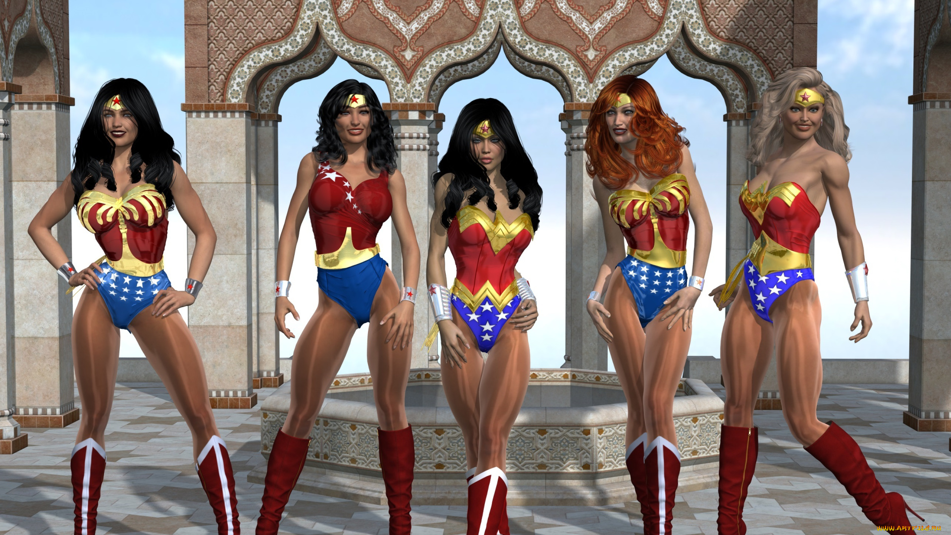 3д, графика, фантазия, , fantasy, супермен, взгляд, девушки