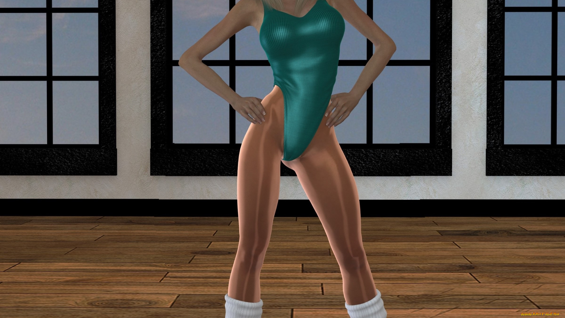 3д, графика, люди, , people, блондинка, взгляд, девушка