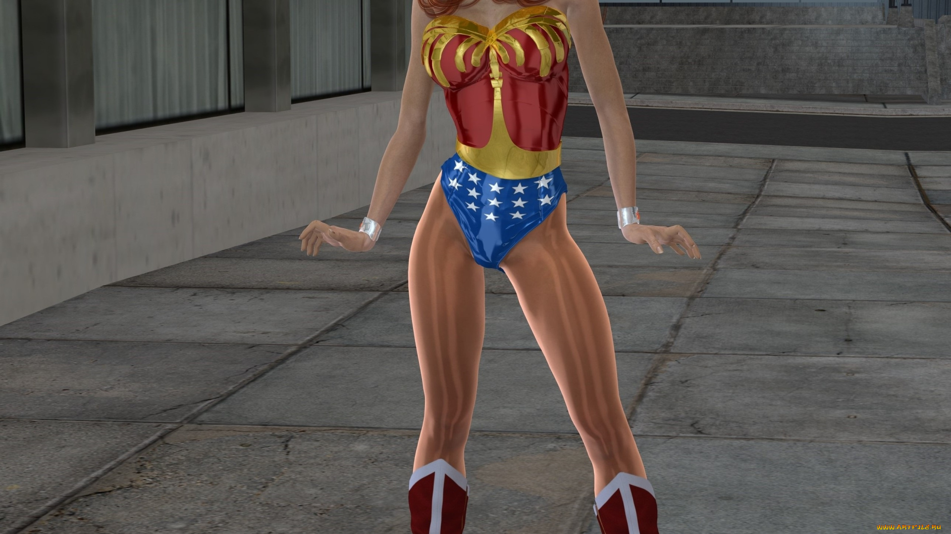 3д, графика, люди, , people, девушка, супермен, взгляд