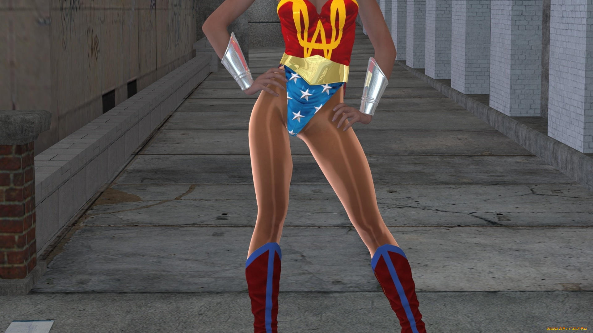 3д, графика, люди, , people, супермен, девушка, взгляд