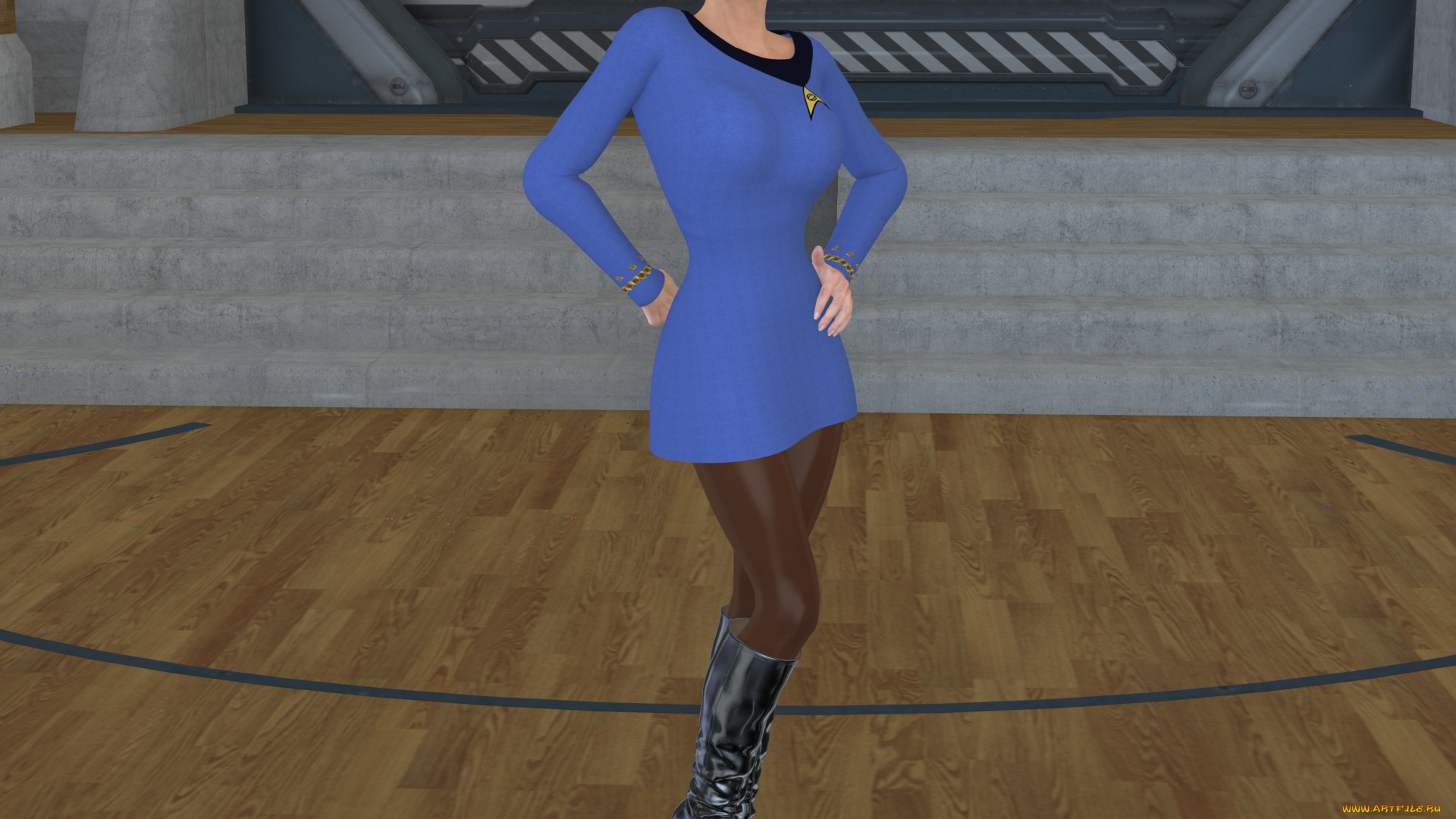 3д, графика, люди, , people, улыбка, взгляд, девушка