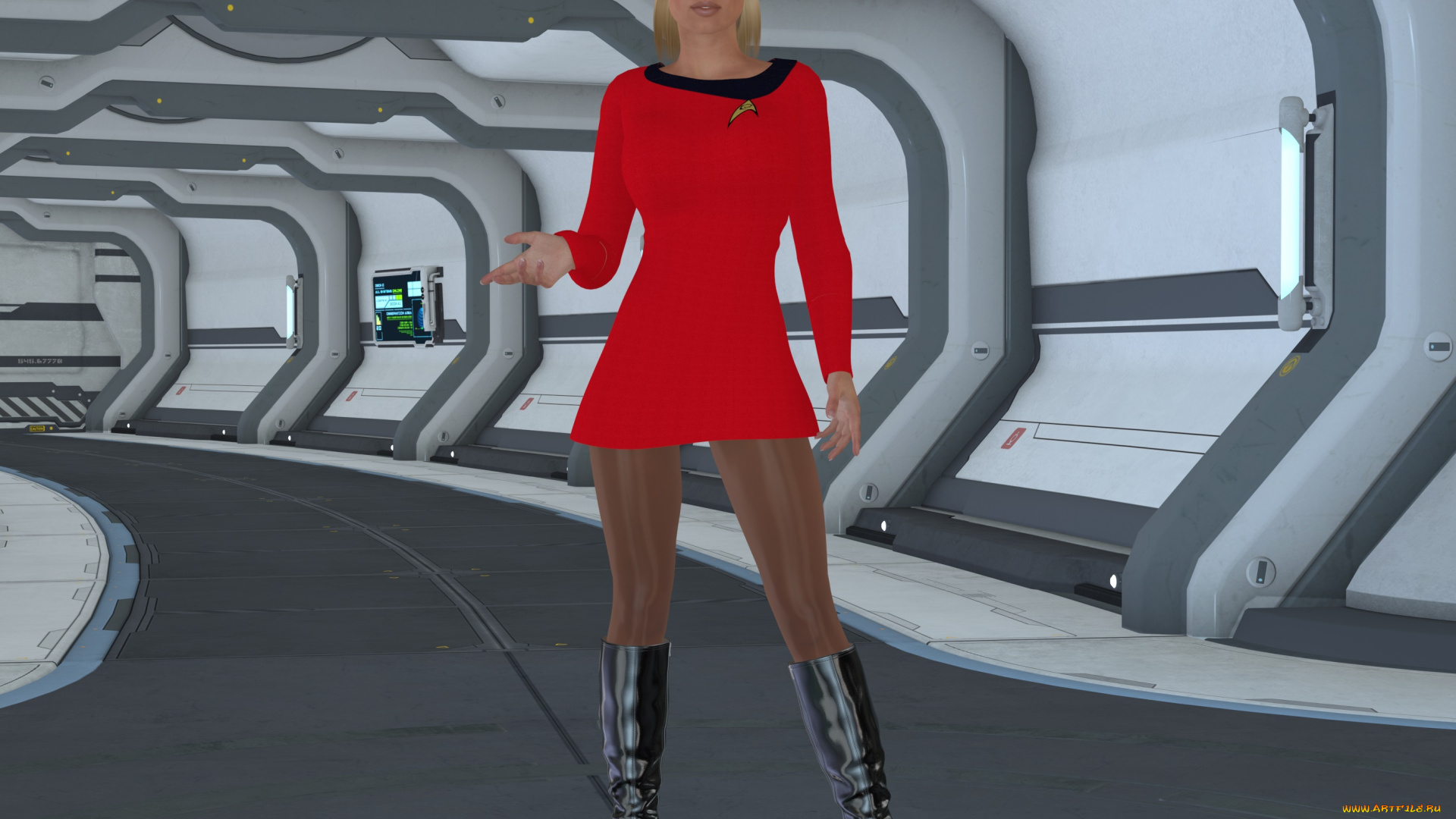 3д, графика, люди, , people, улыбка, взгляд, девушка