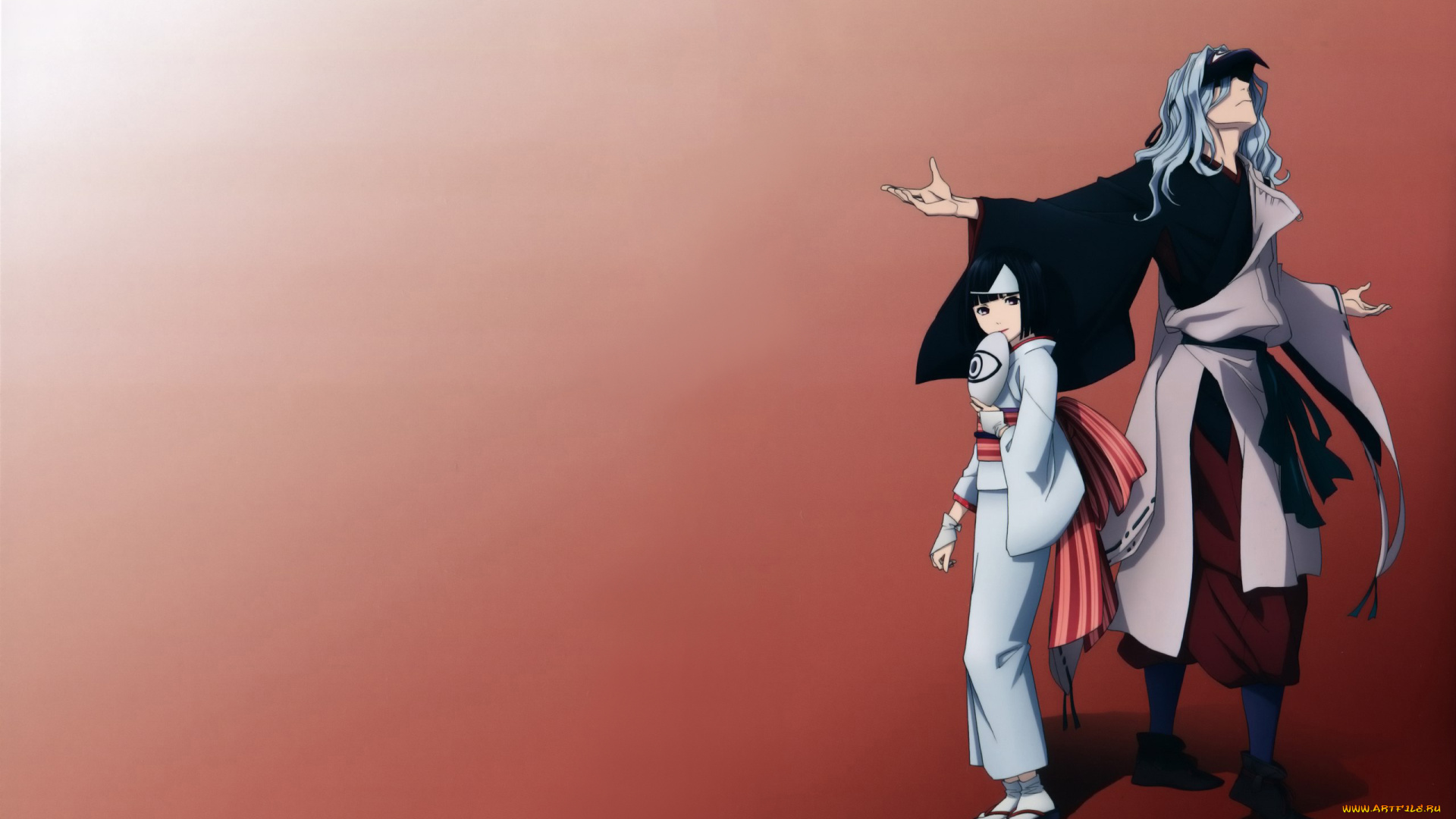 аниме, noragami, rabou