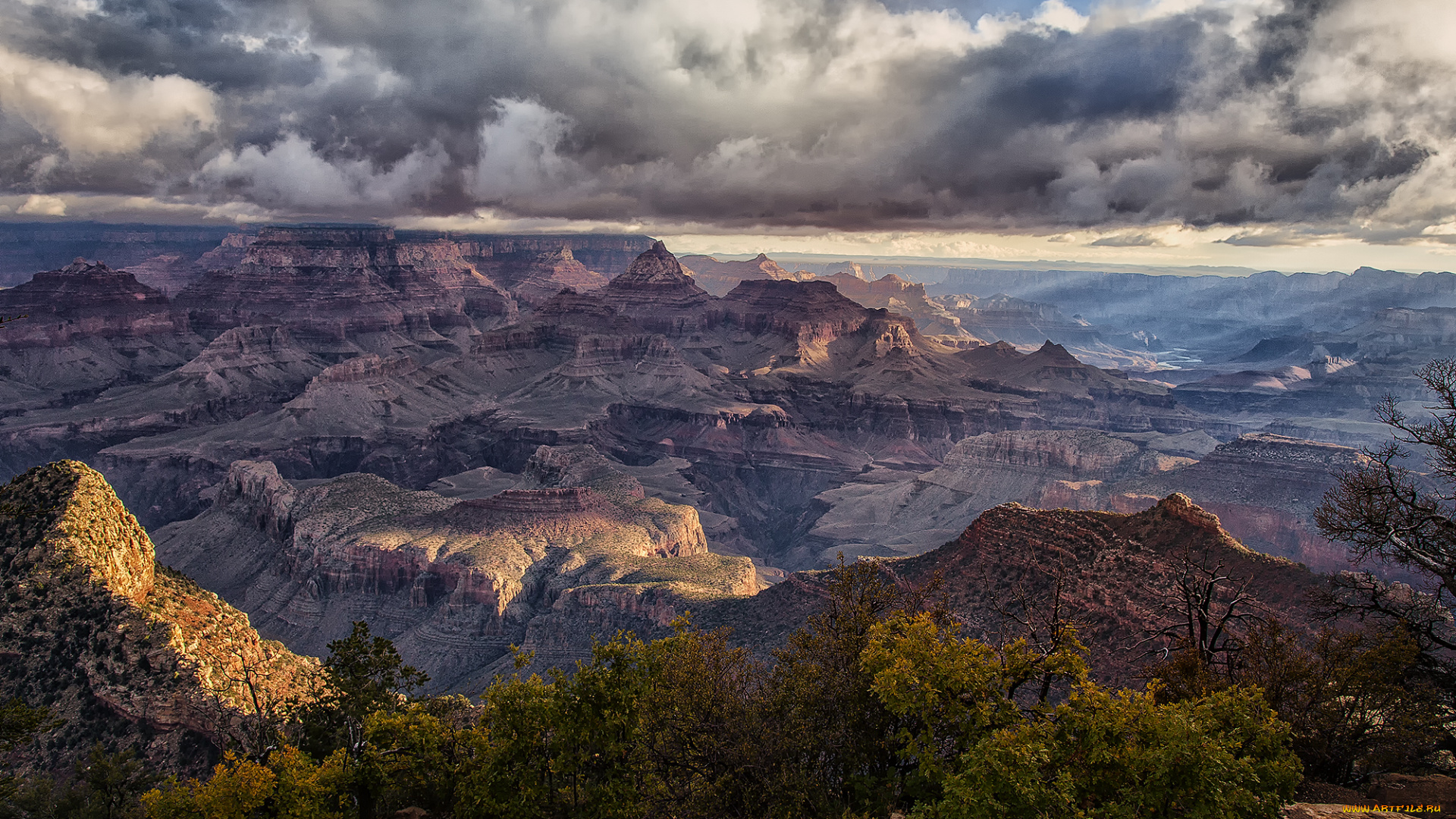 природа, горы, гранд-каньон, плато, колорадо