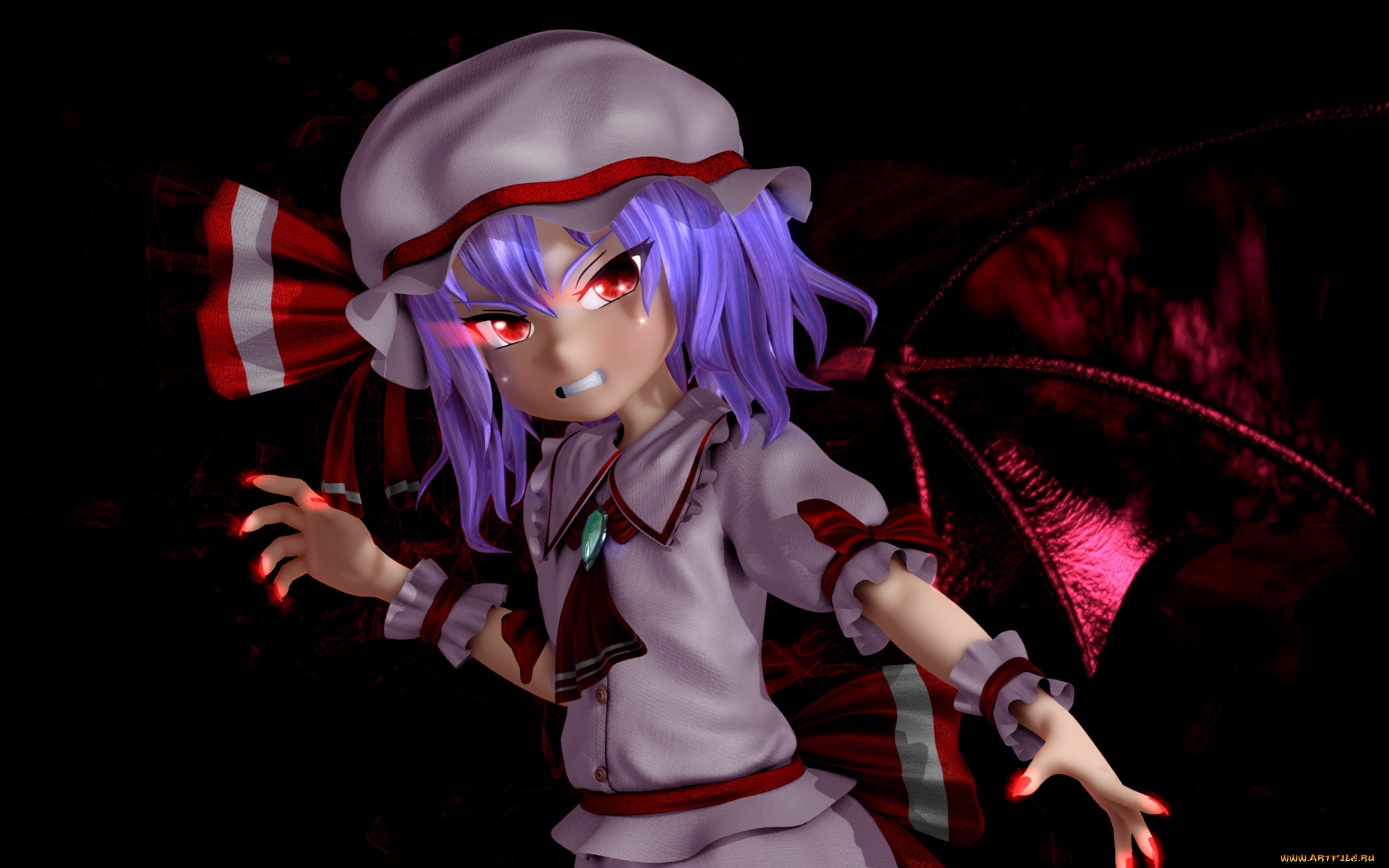 3д, графика, аниме, , anime, взгляд, девушка