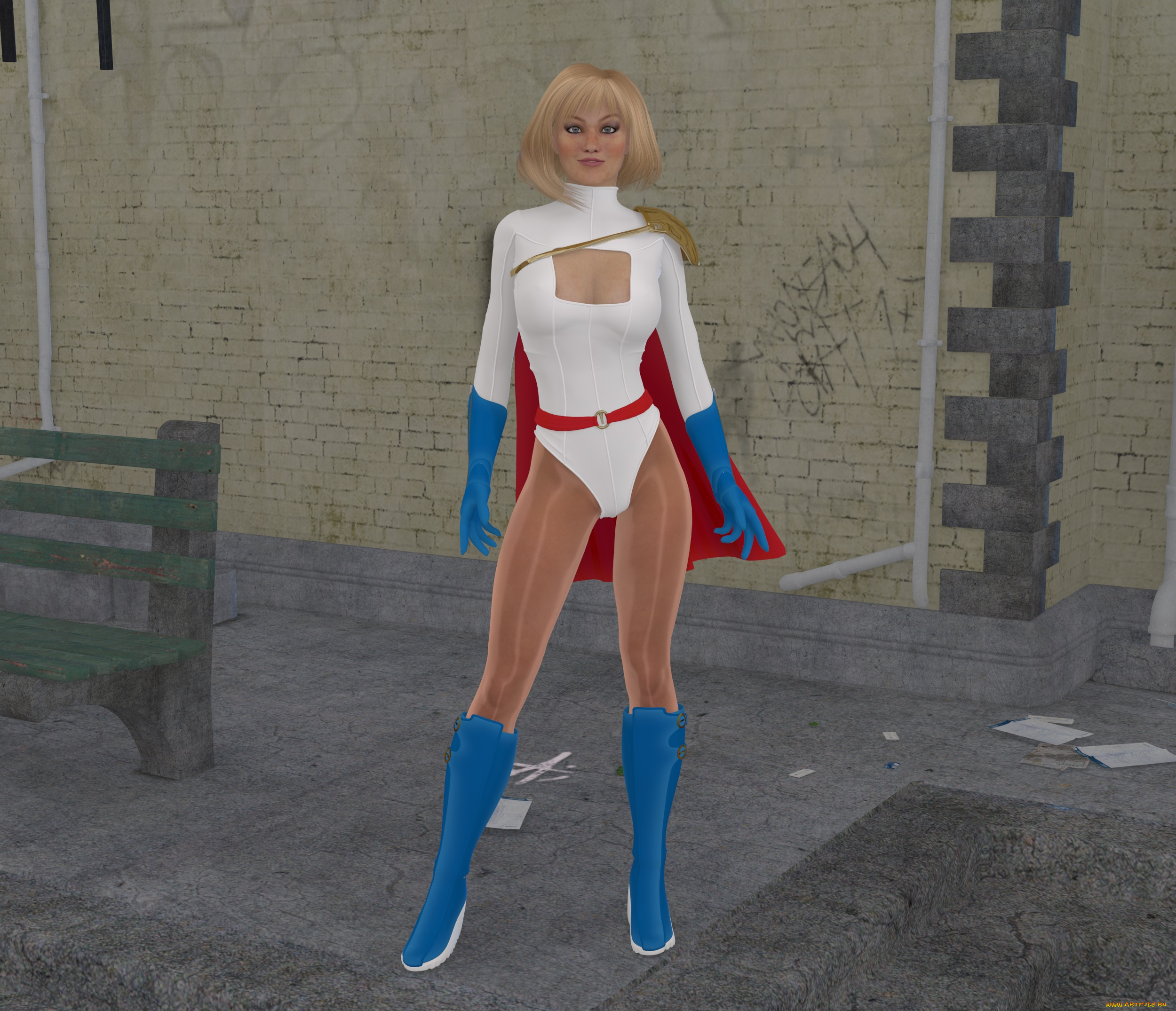 3д, графика, люди, , people, улыбка, взгляд, девушка